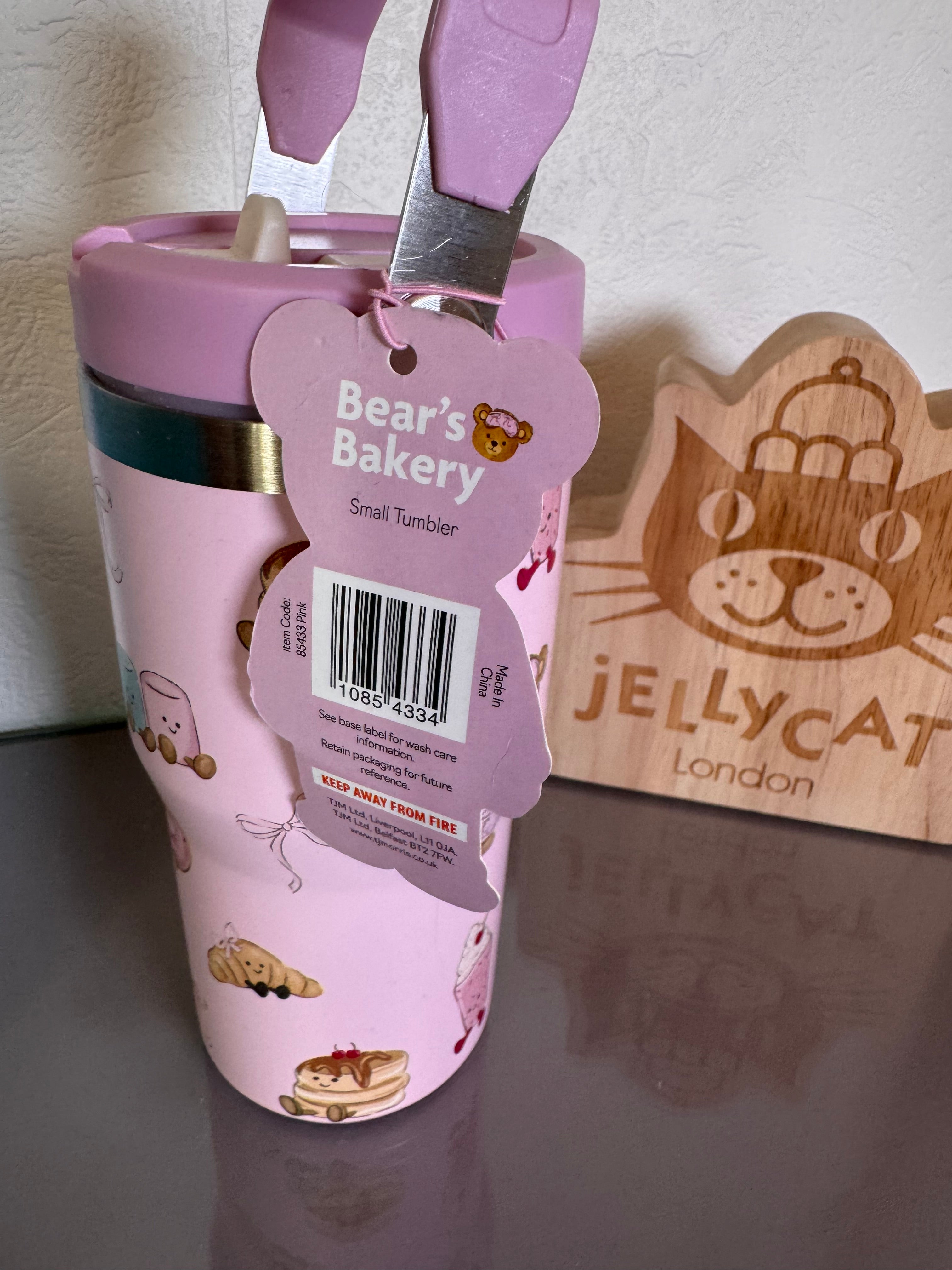 Home Bargains Jelly Inspired Travel Cup- Pink