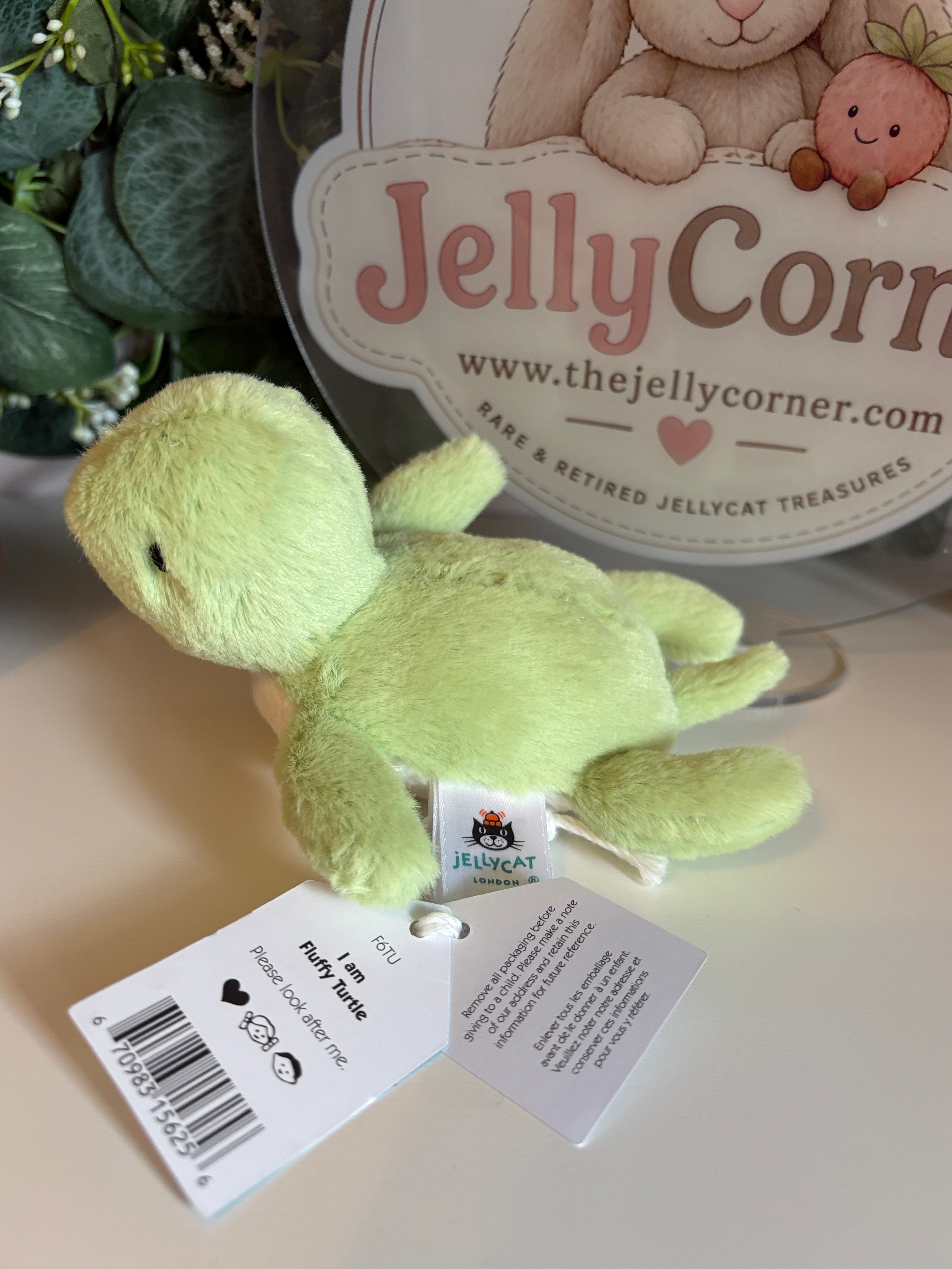 Jellycat Fluffy Turtle