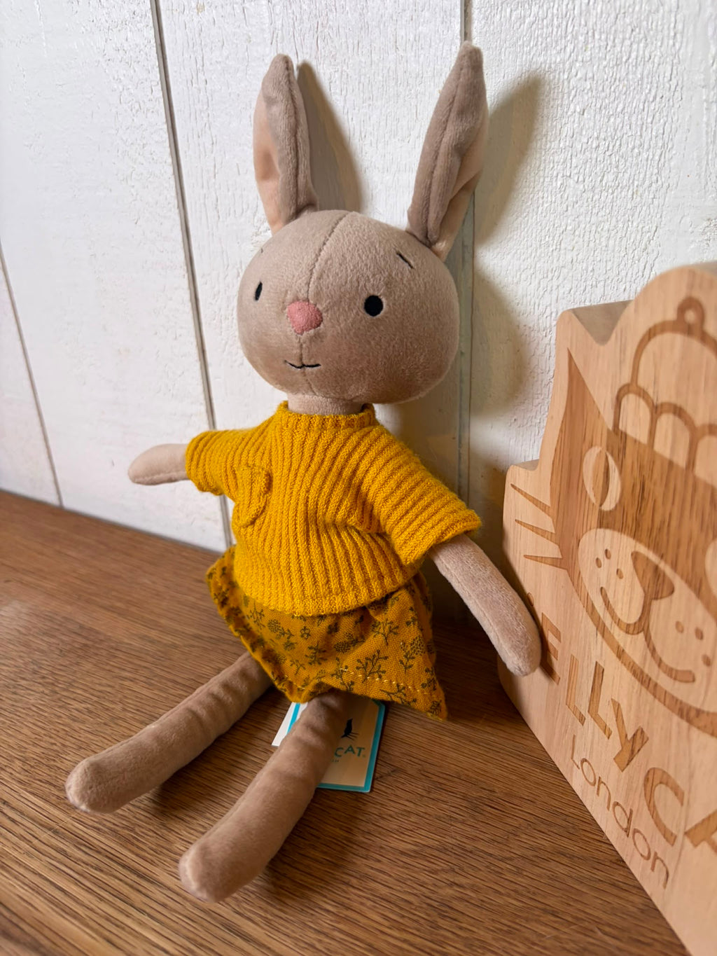 Jellycat Coquette Cutie Bunny- Yellow
