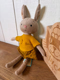 Jellycat Coquette Cutie Bunny- Yellow