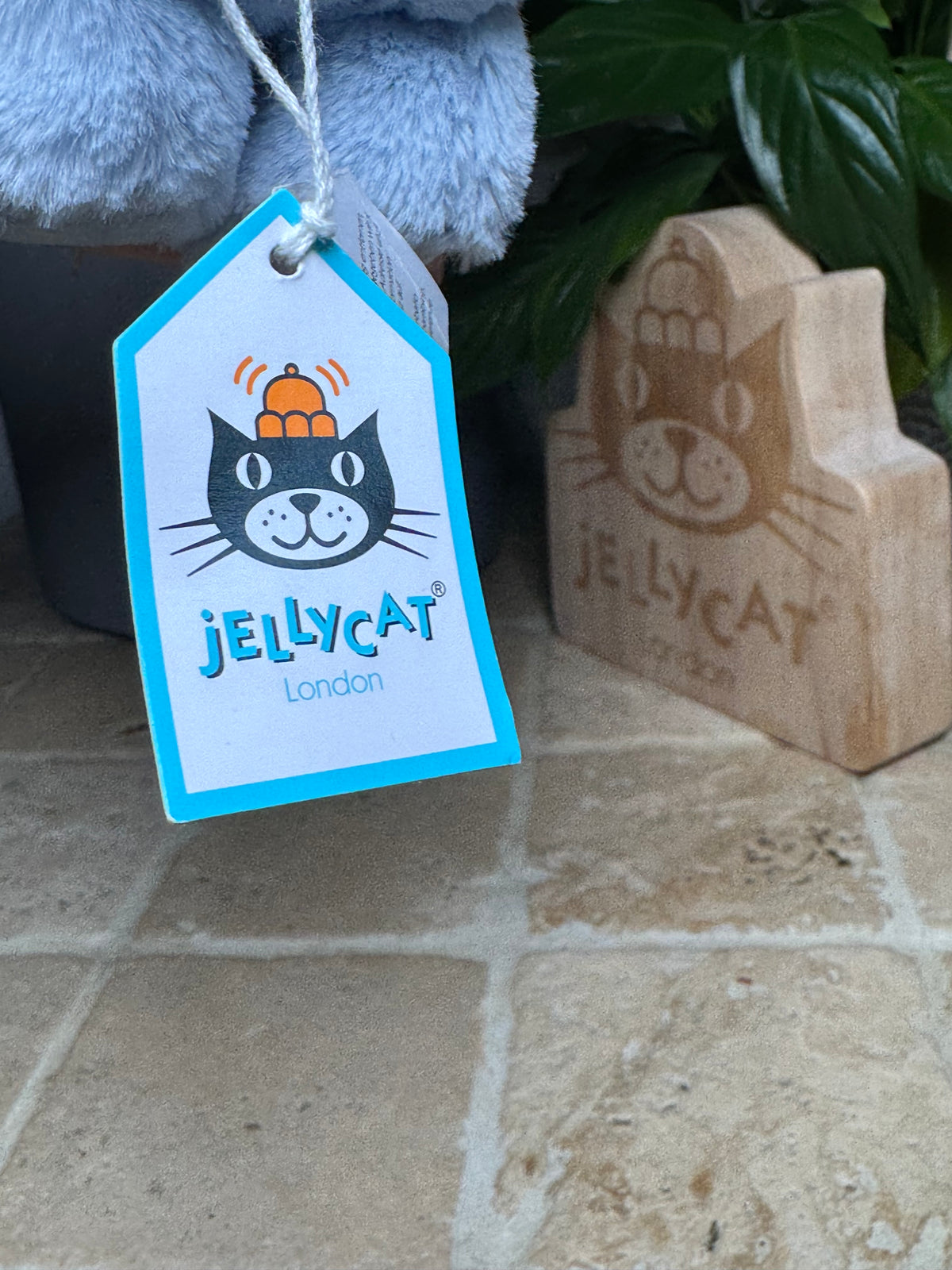 Jellycat Bashful Blue Bunny Soother