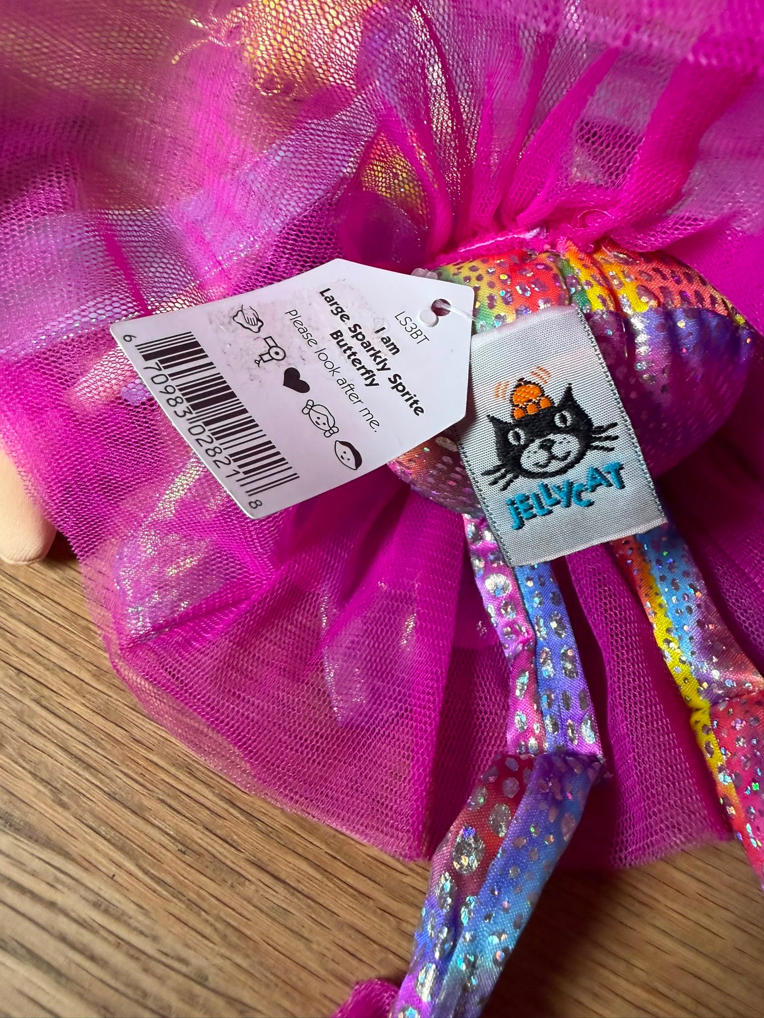 Jellycat Large Sparkly Sprite Butterfly