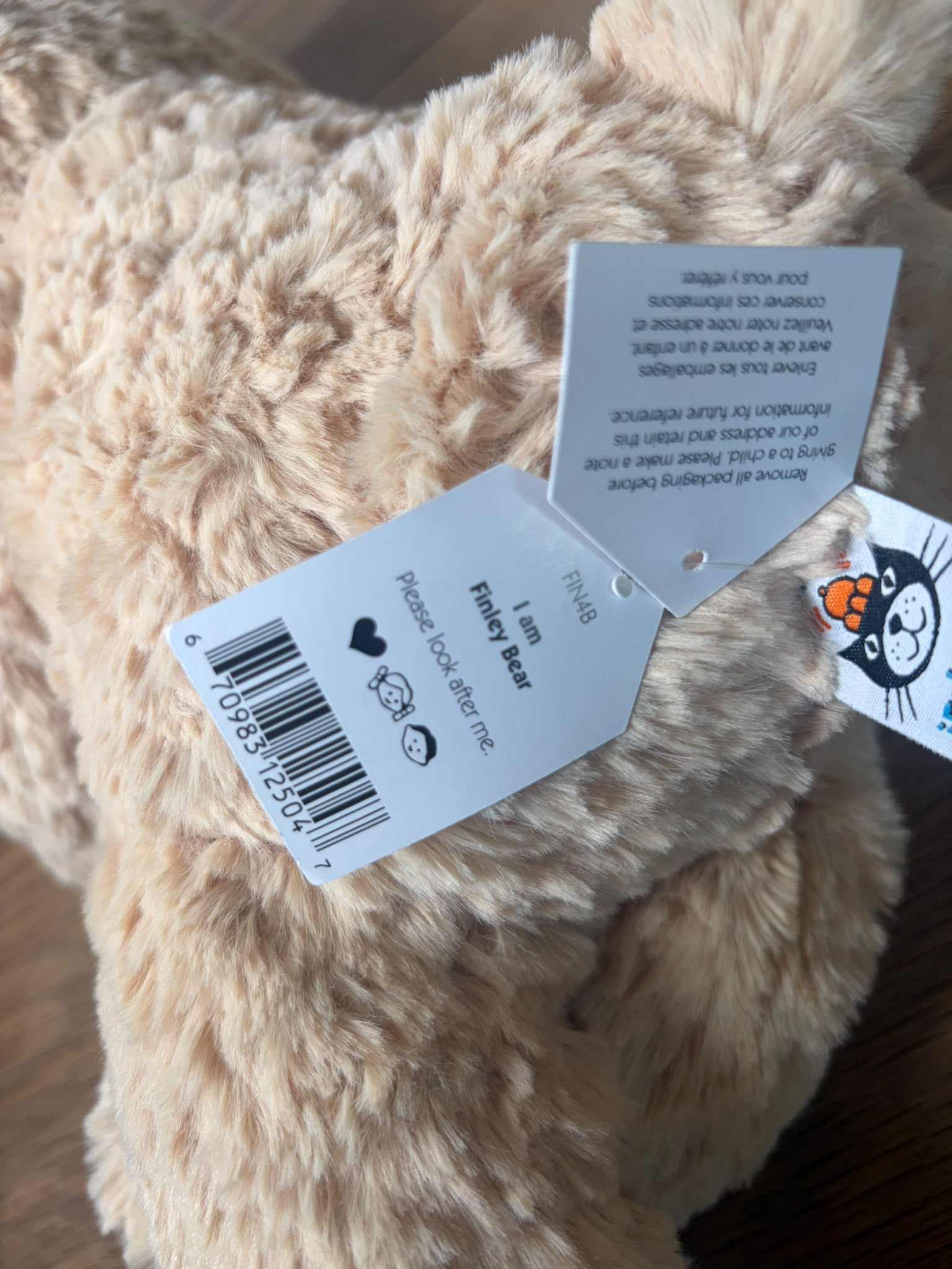 Jellycat Finley Bear