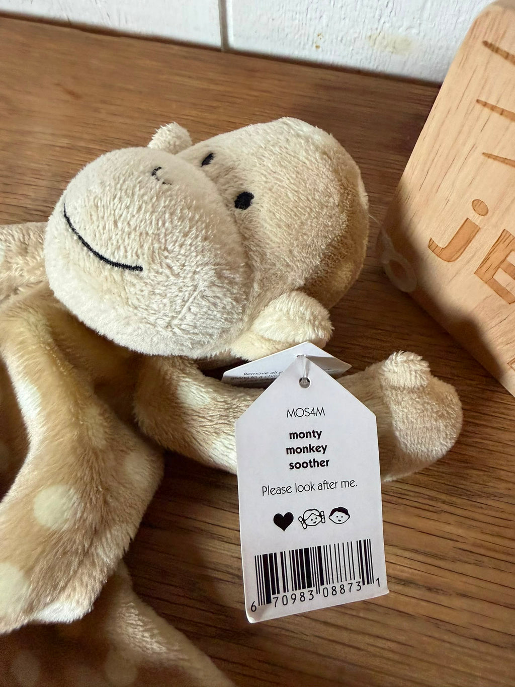 Jellycat Monty Monkey Soother