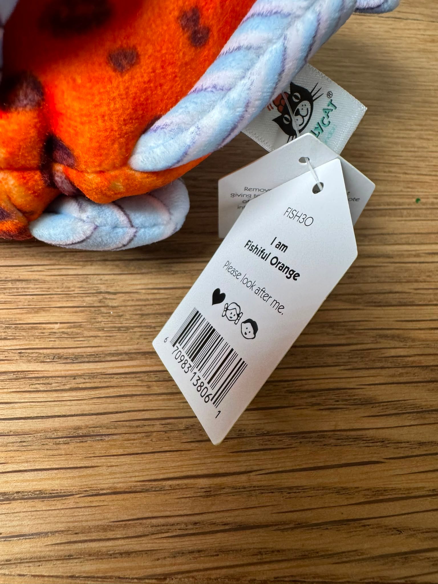 Jellycat Fishiful - Orange