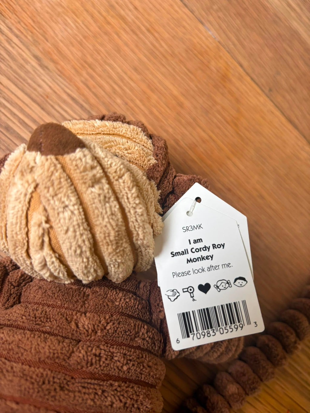 Jellycat Cordy Roy Monkey- Small