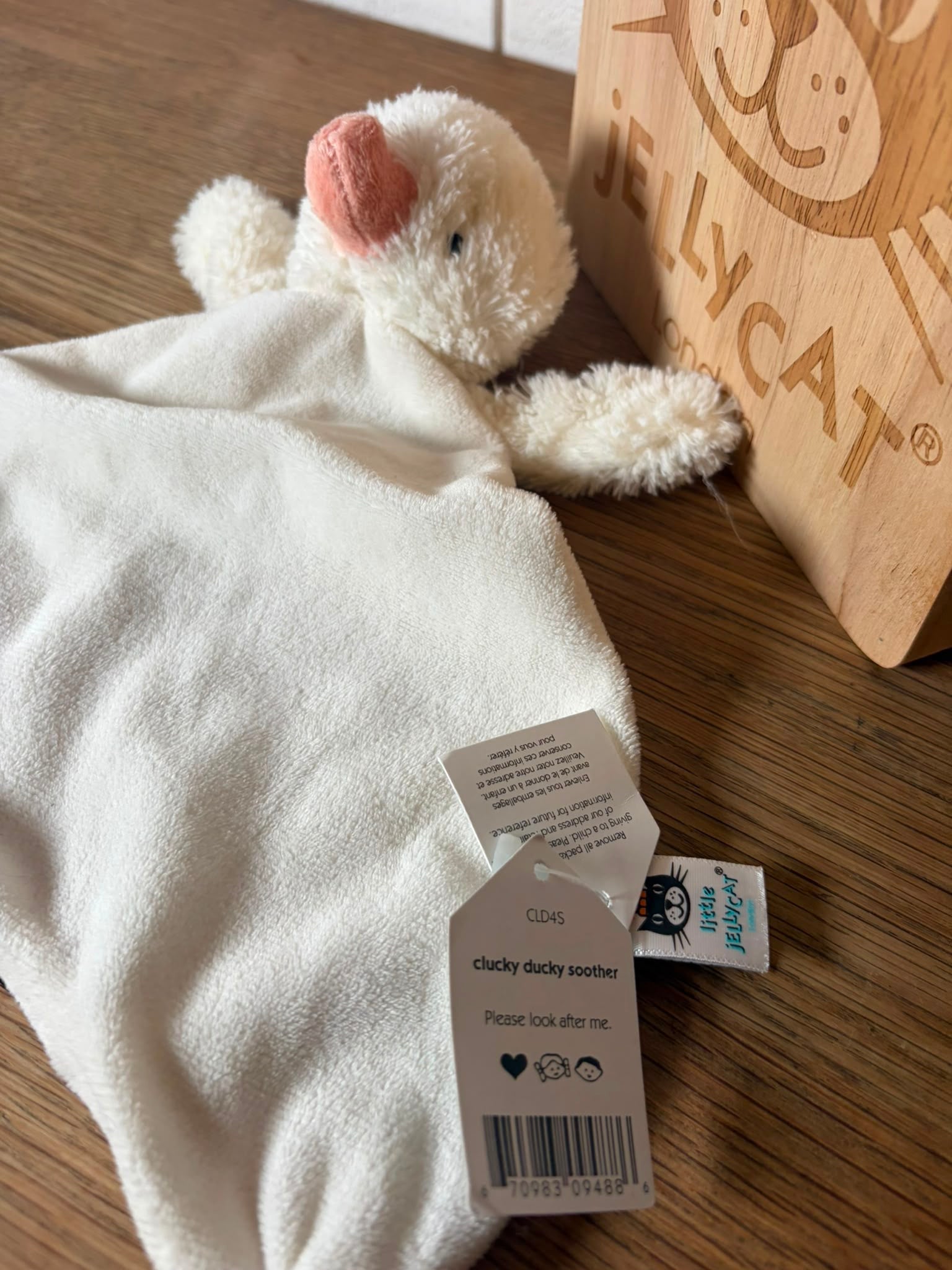Jellycat Clucky Ducky Duck Soother