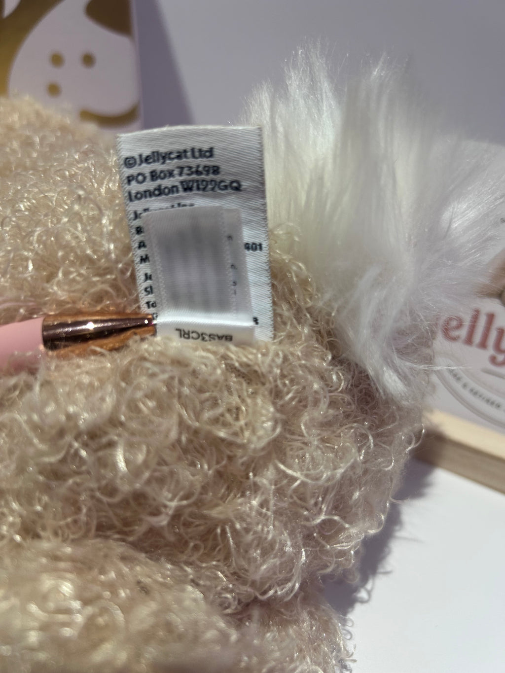 Jellycat Luxe Curly Bunny