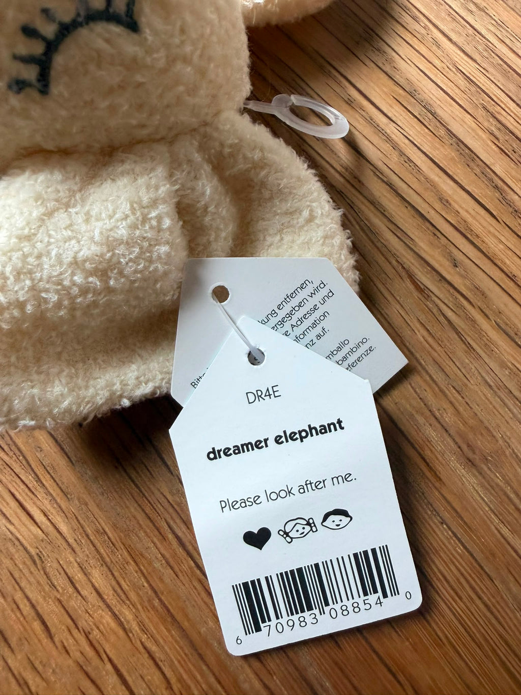 Jellycat Dreamer Elephant Rattle