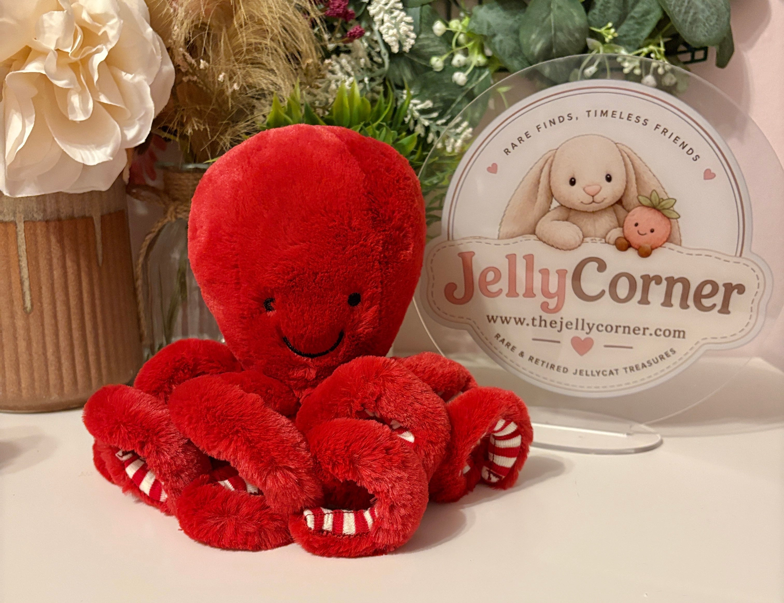 Jellycat Little Cranberry Octopus