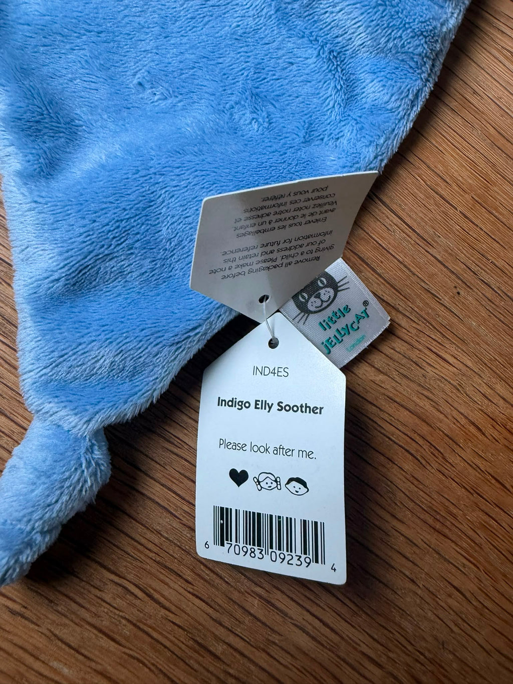 Jellycat Indigo Elly Blue Elephant Soother