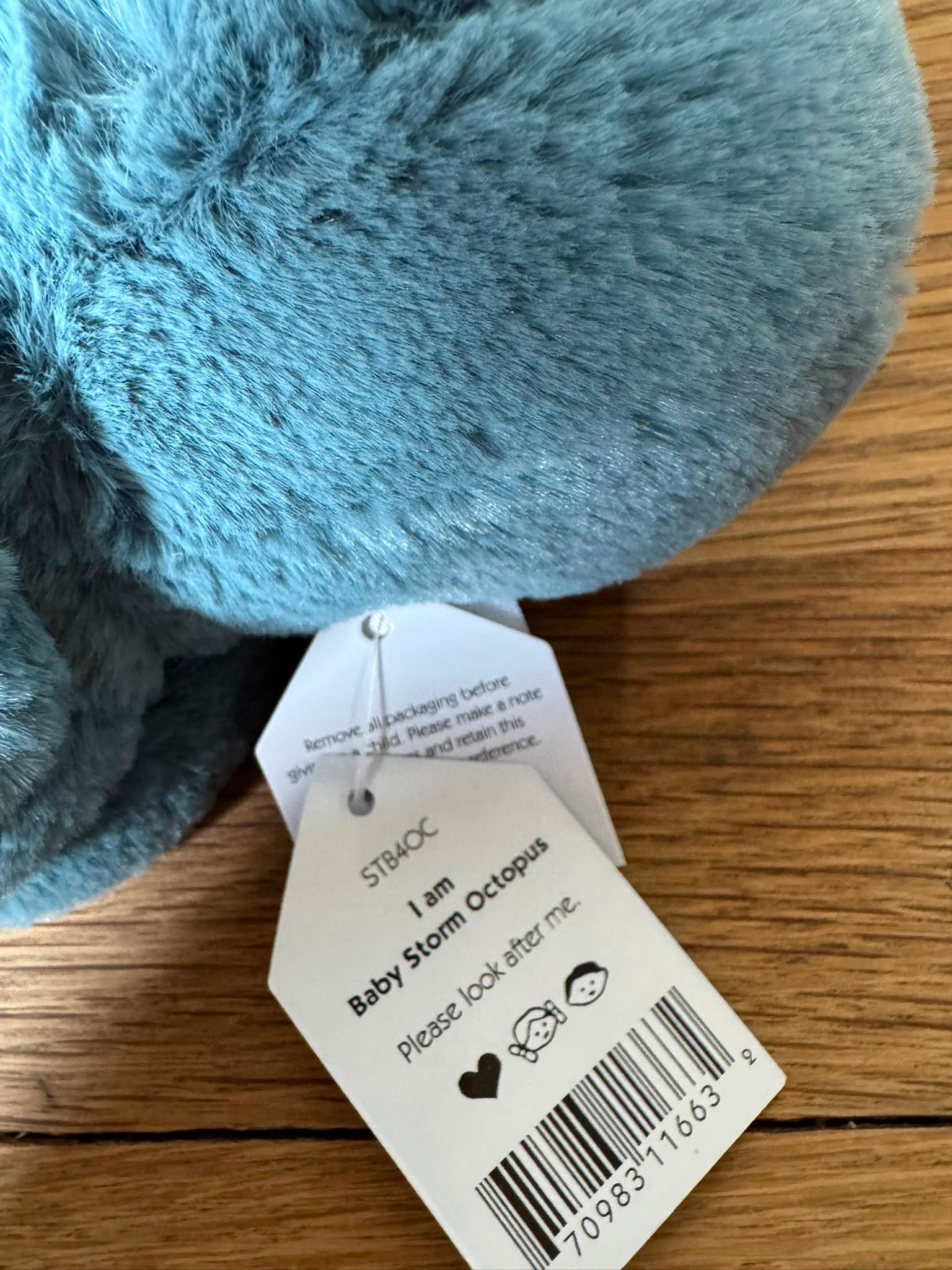 Jellycat Baby Storm Octopus