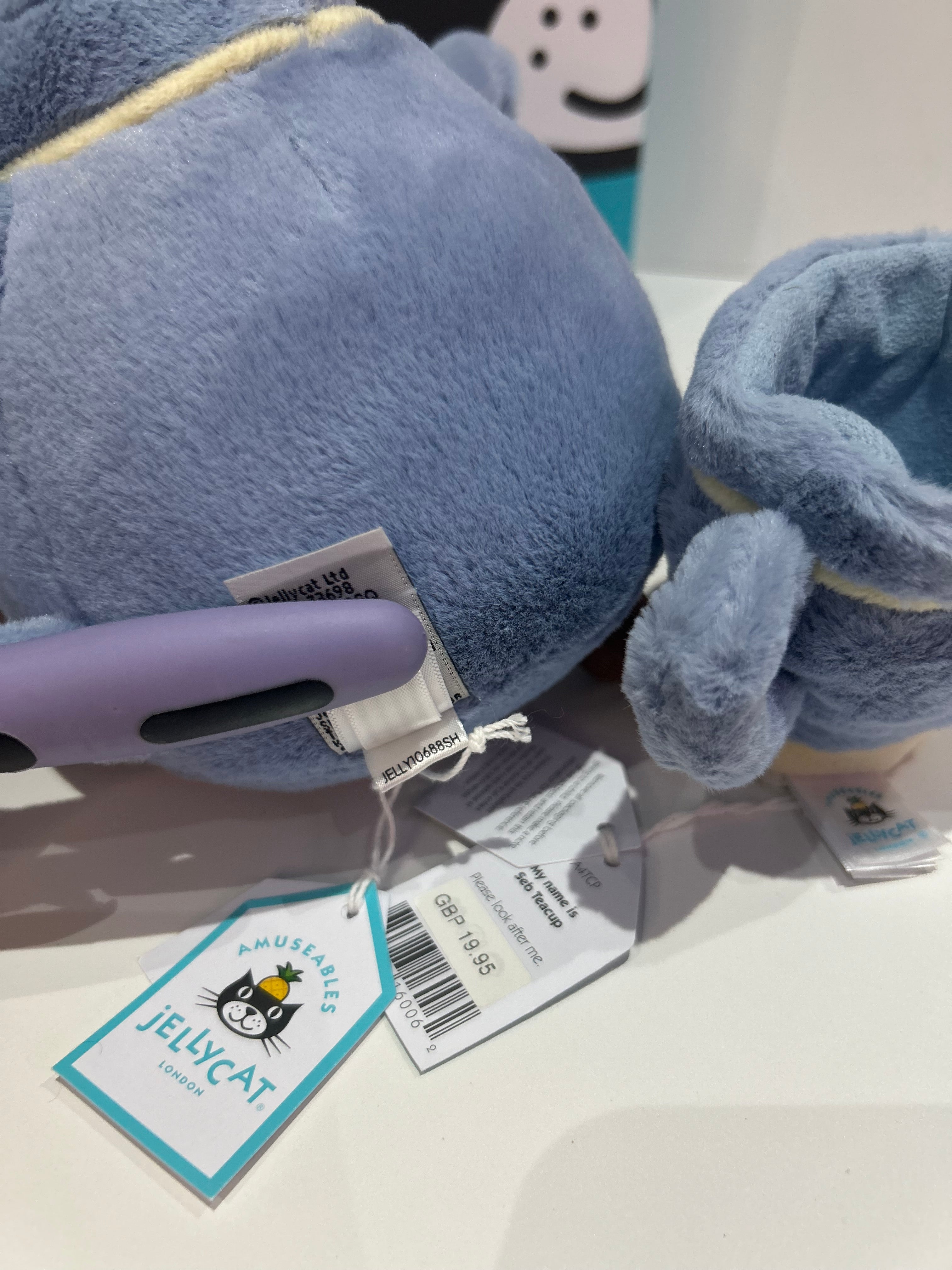 Jellycat Vicky Teapot & Seb Teacup Bundle