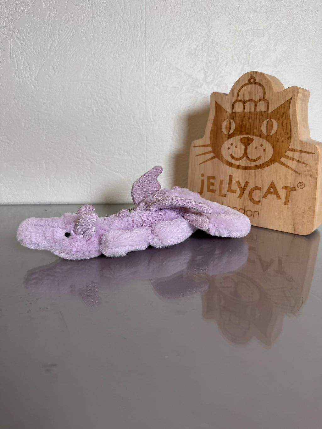 Lavender Dragon Bag Charm