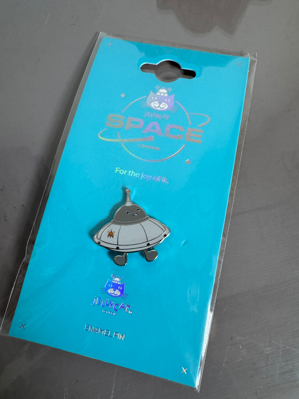 Jellycat Space Pin Badge Jellysaucer - Seoul Exclusive Collection