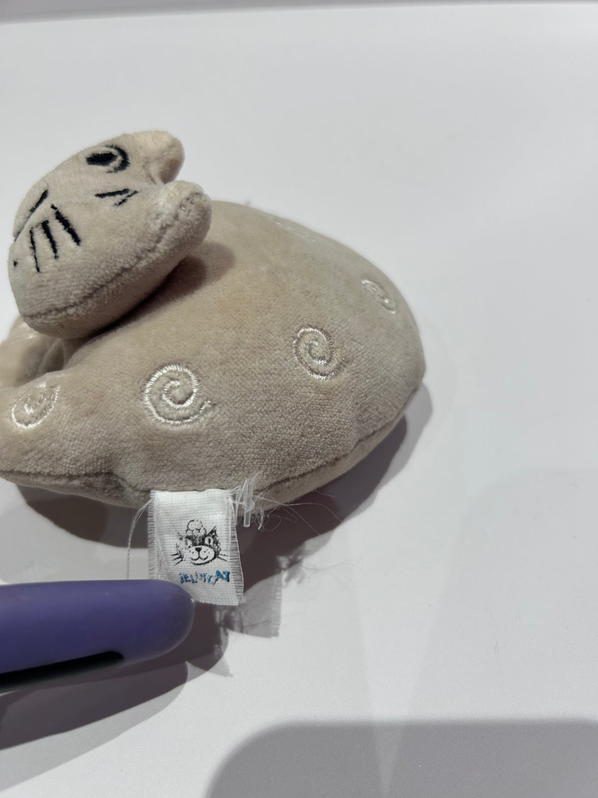 Jellycat Cat Nap Cream Swirls