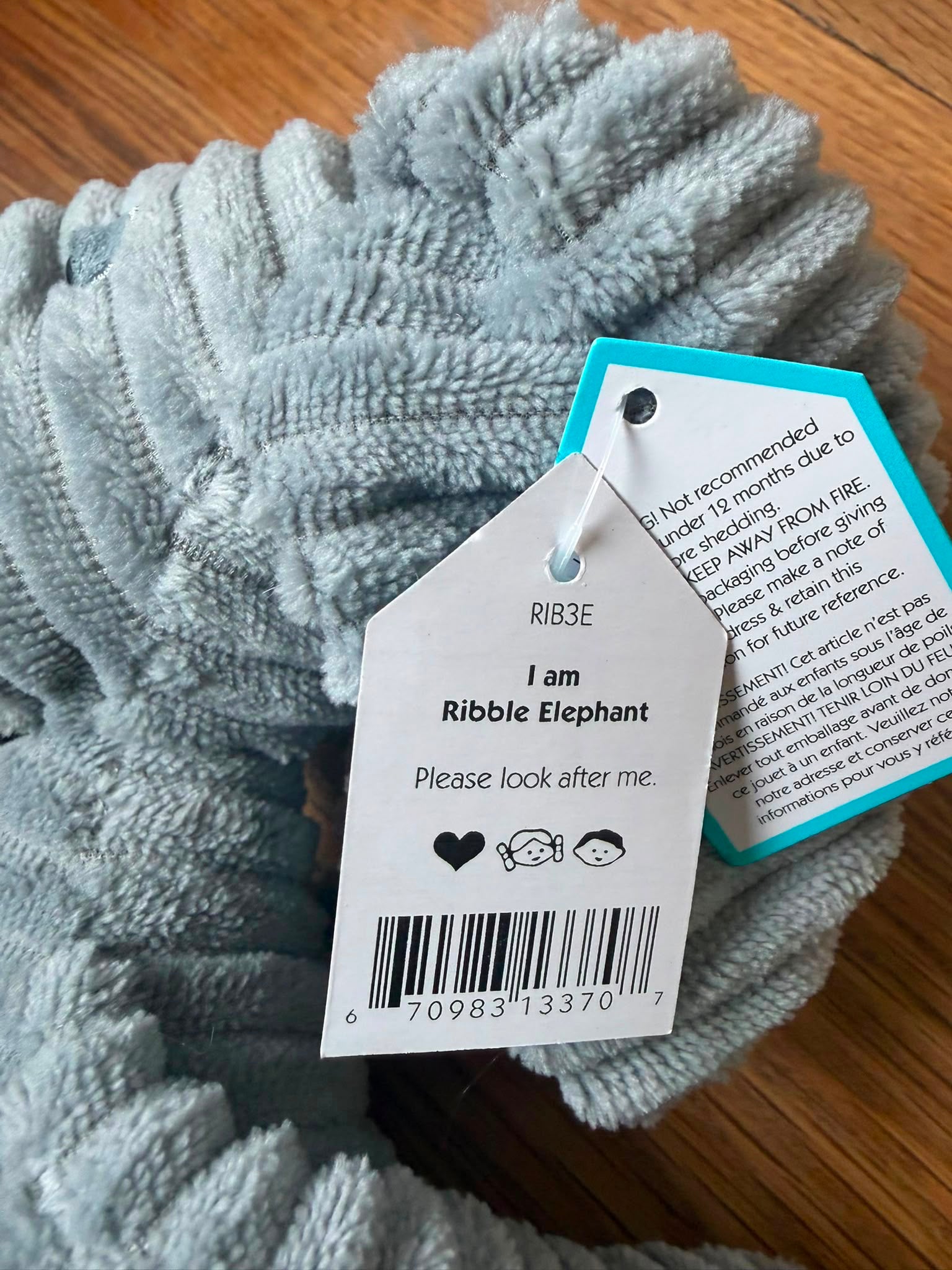 Jellycat Ribble Elephant