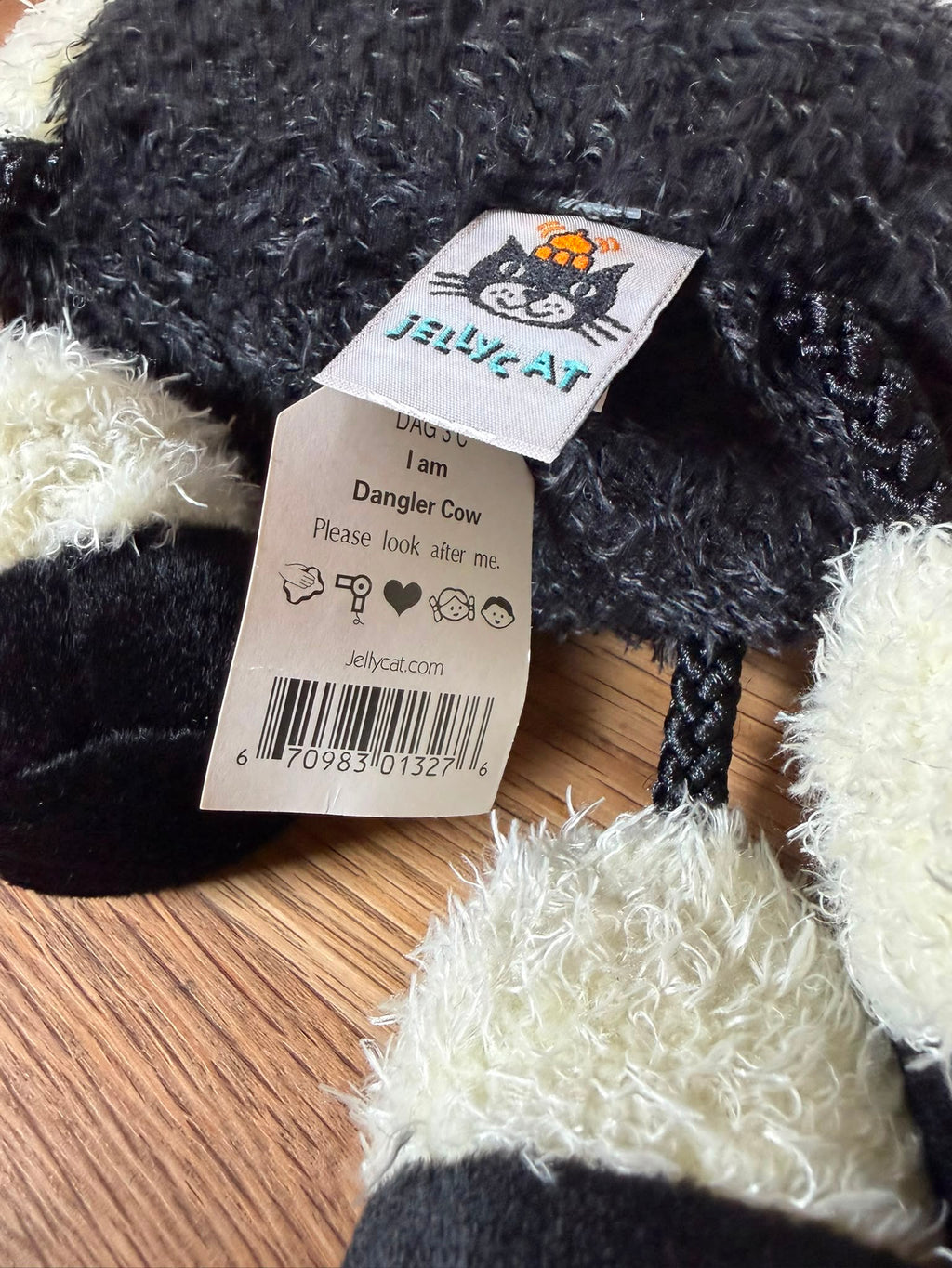 Jellycat Dangler Cow