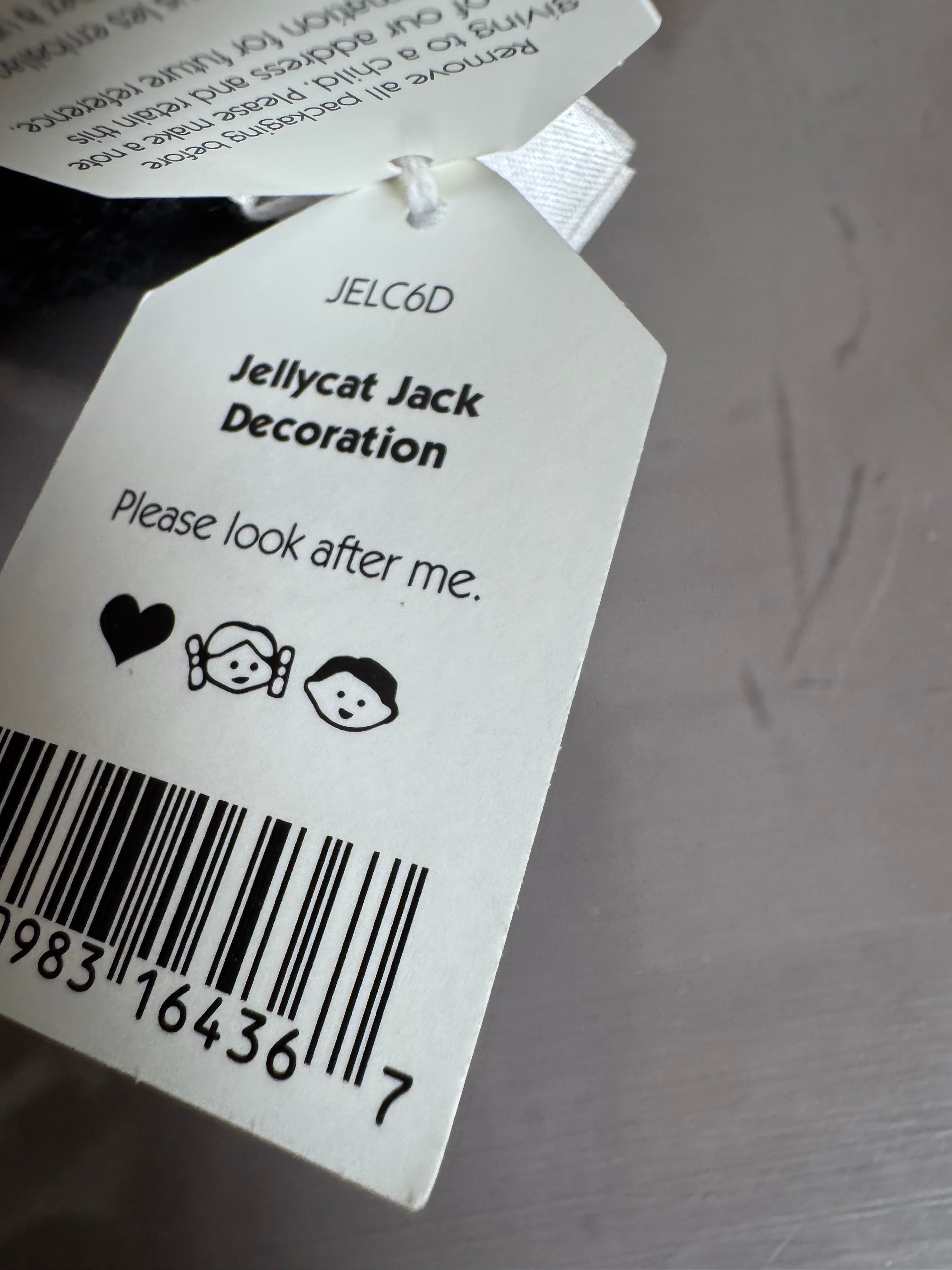 Jellycat Jack Decoration