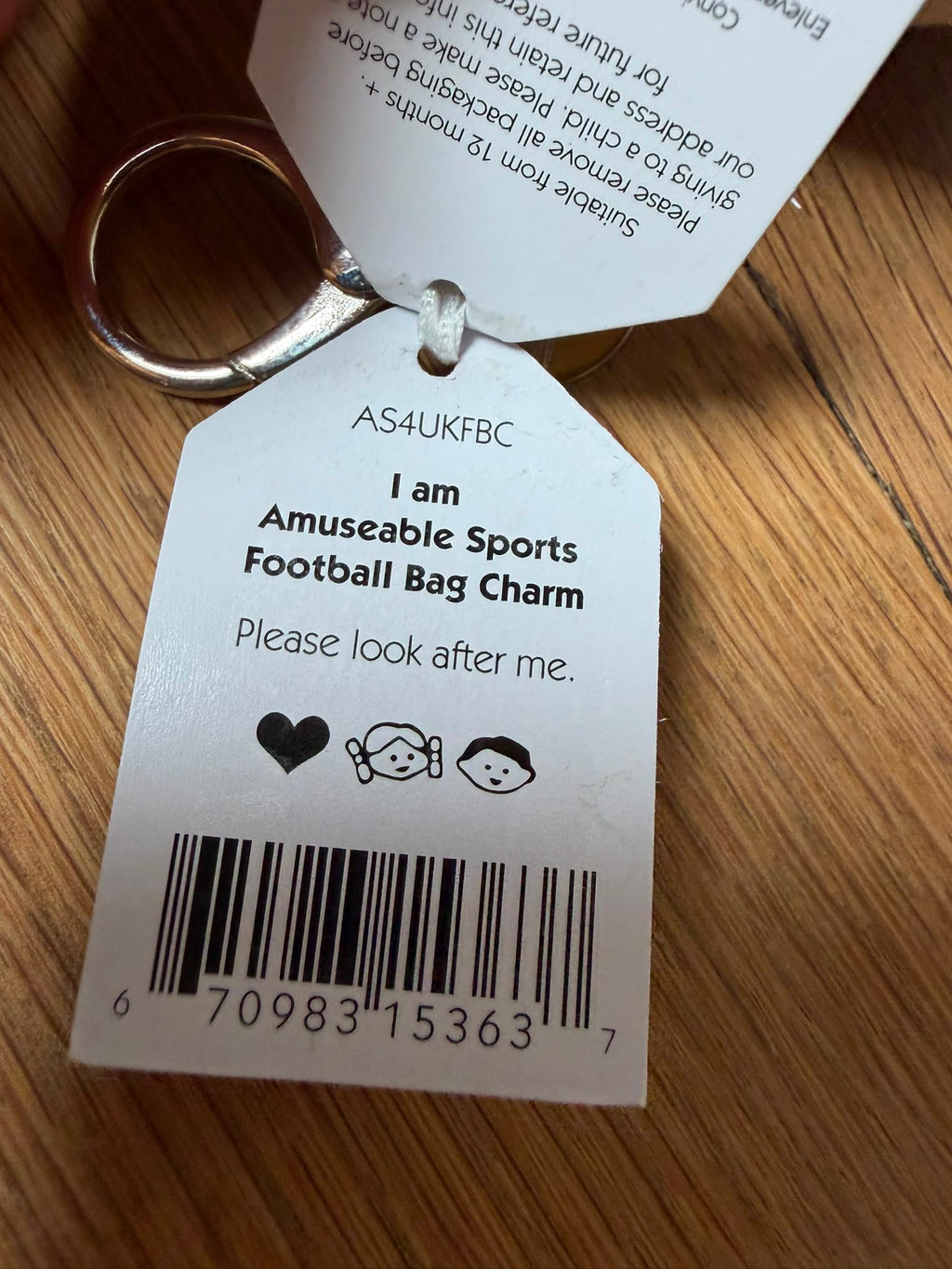 Jellycat Amuseable Sports Football Bag Charm