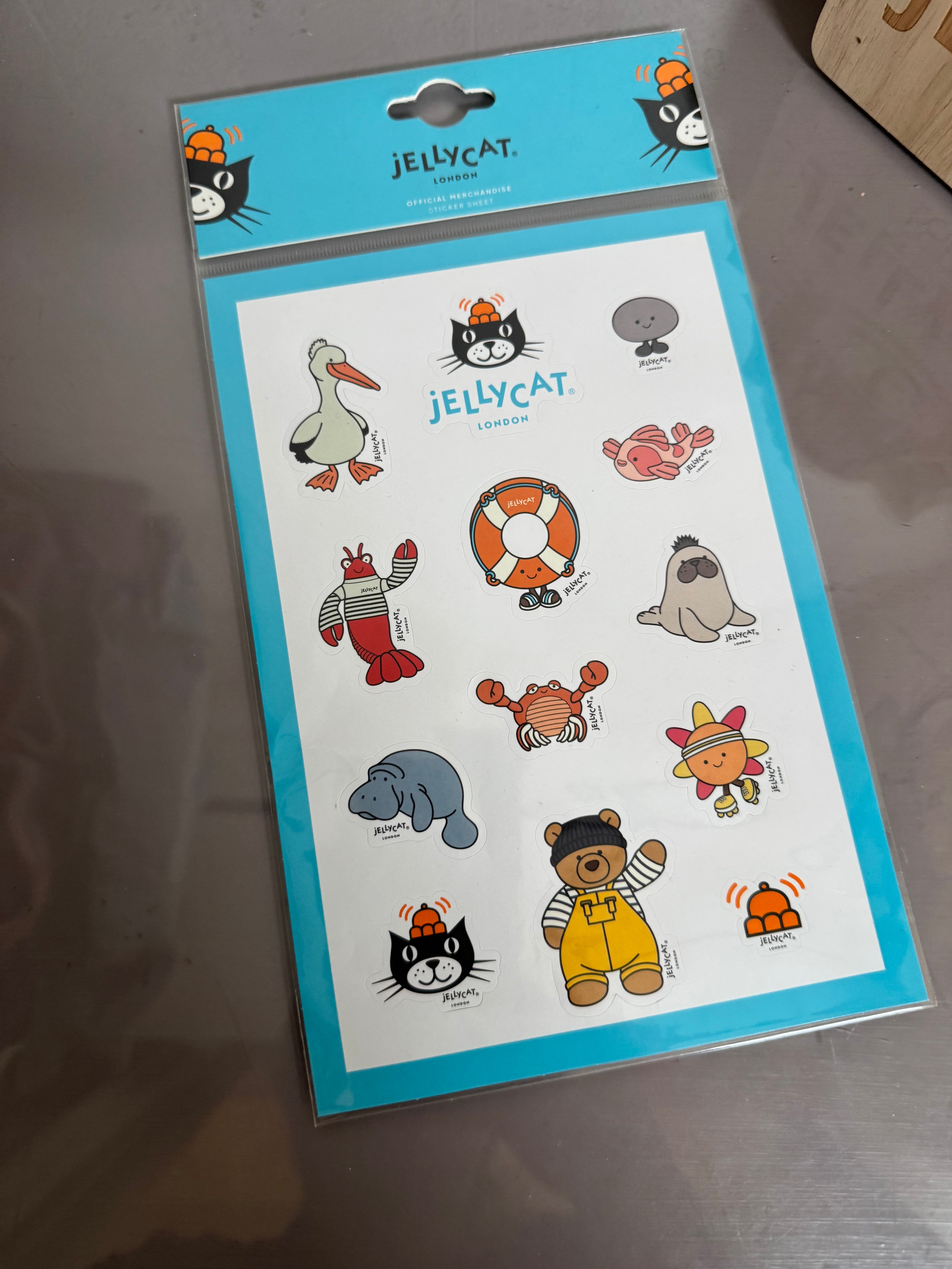 Jellycat 2026 Summer Stickers
