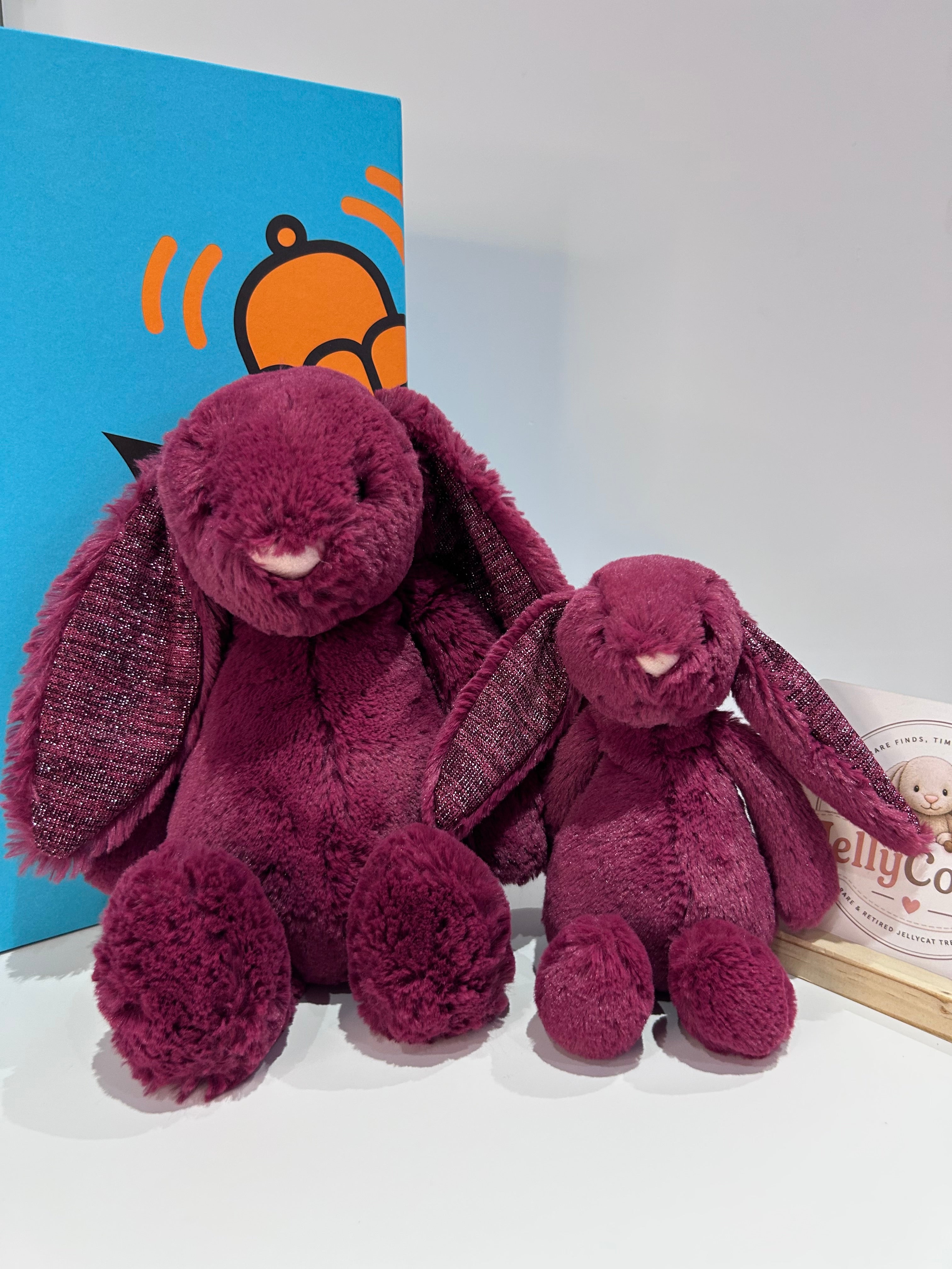 Jellycat Cassis Bunny - Small & Medium Bundle