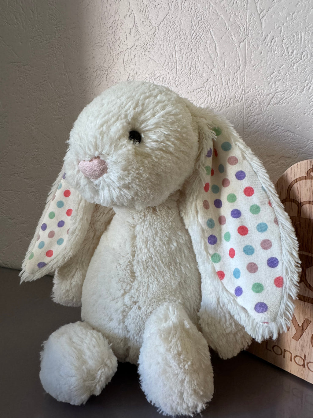 Medium Bashful Dot Bunny