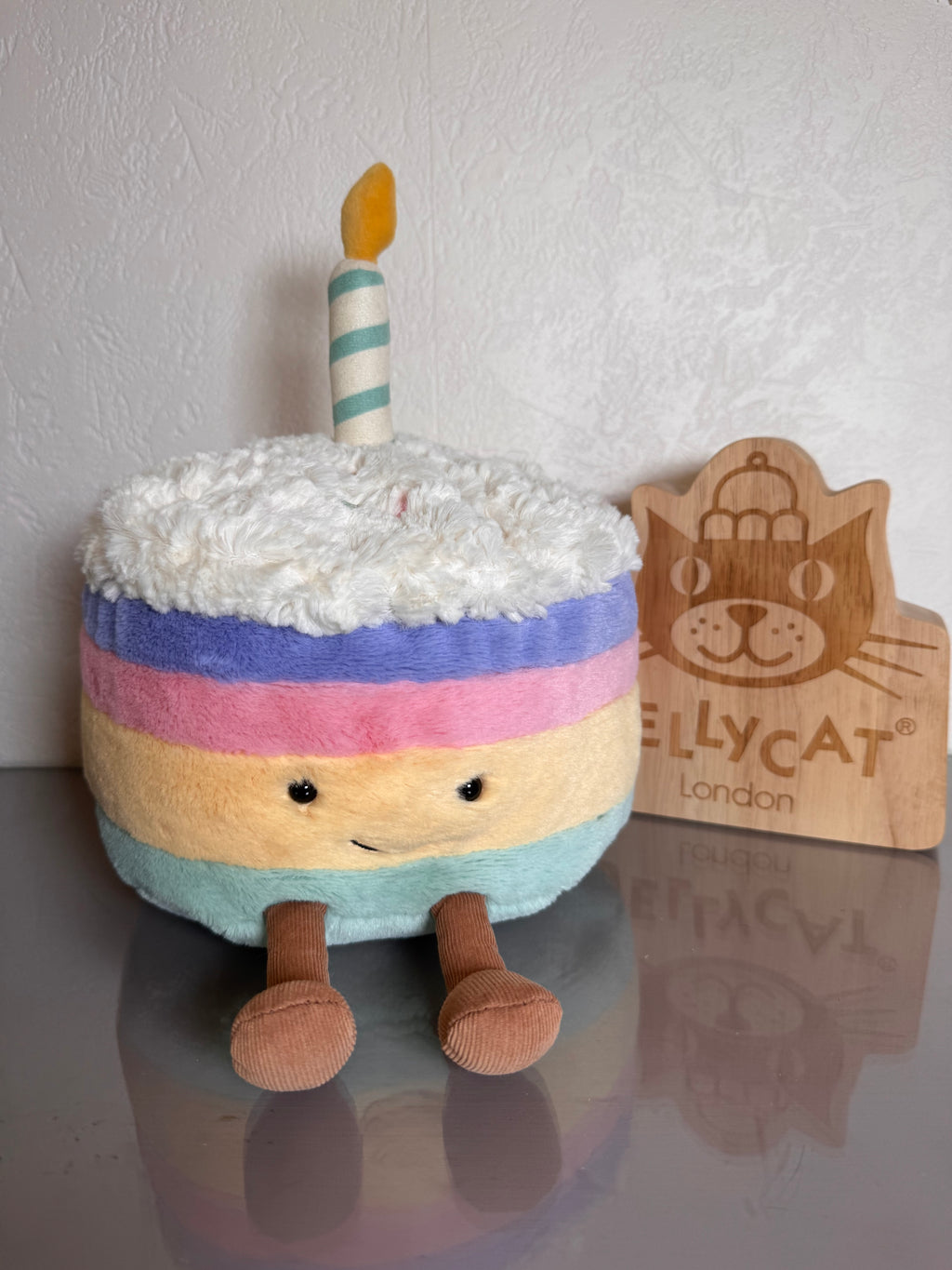 Amuseables Large Rainbow Birthday Cake