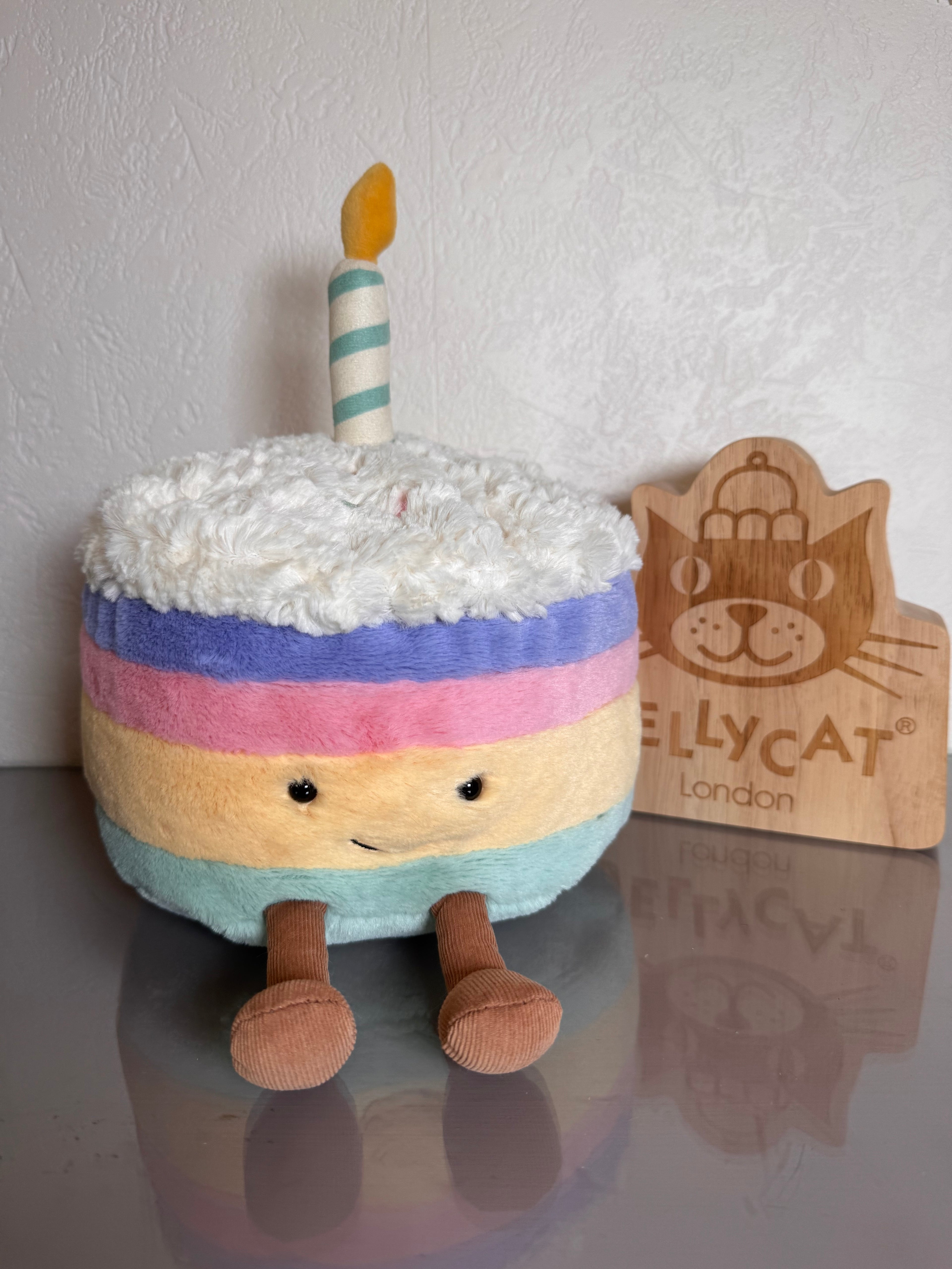 Amuseables Large Rainbow Birthday Cake