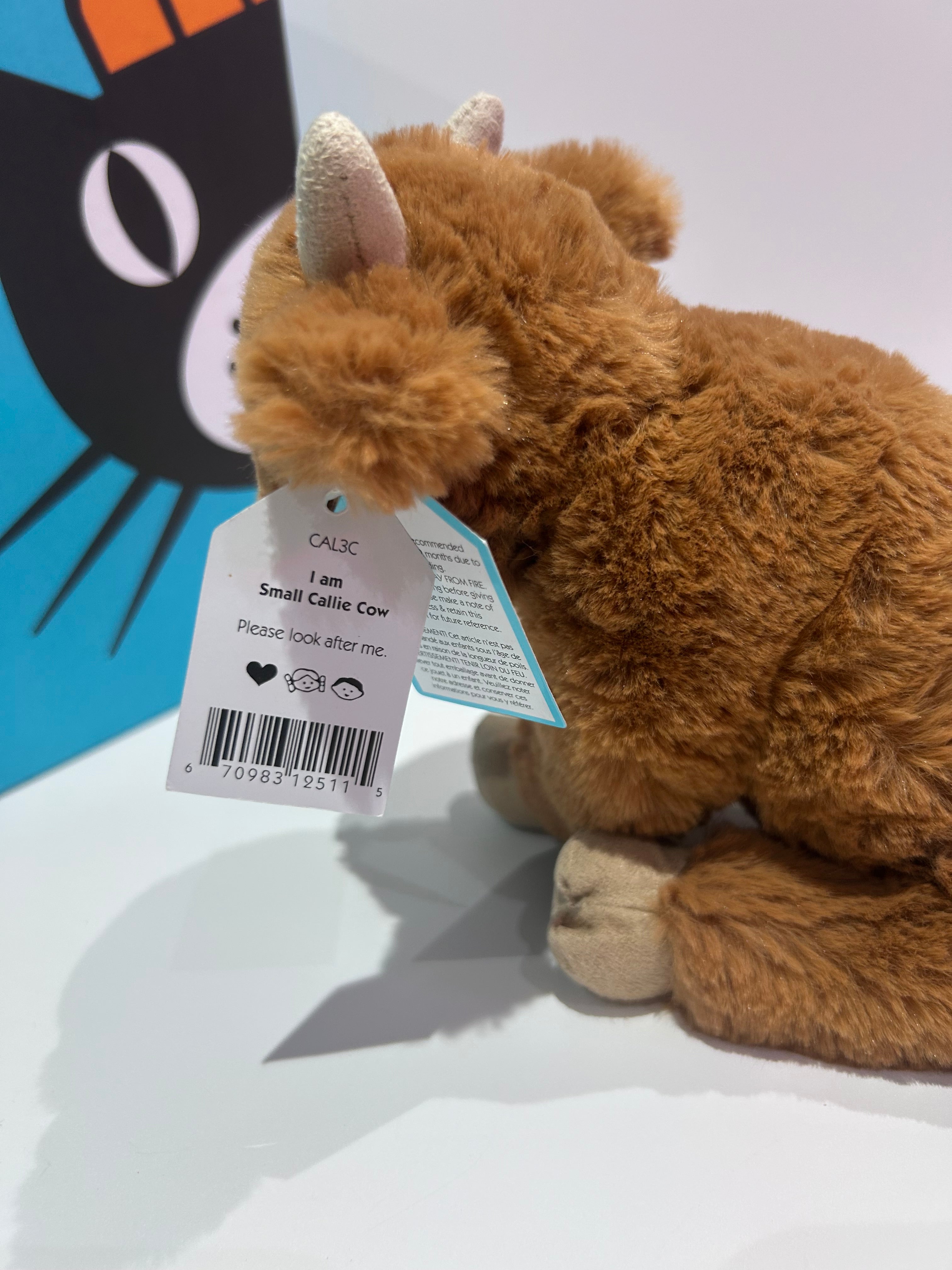 Jellycat Callie Cow - Small Tagged