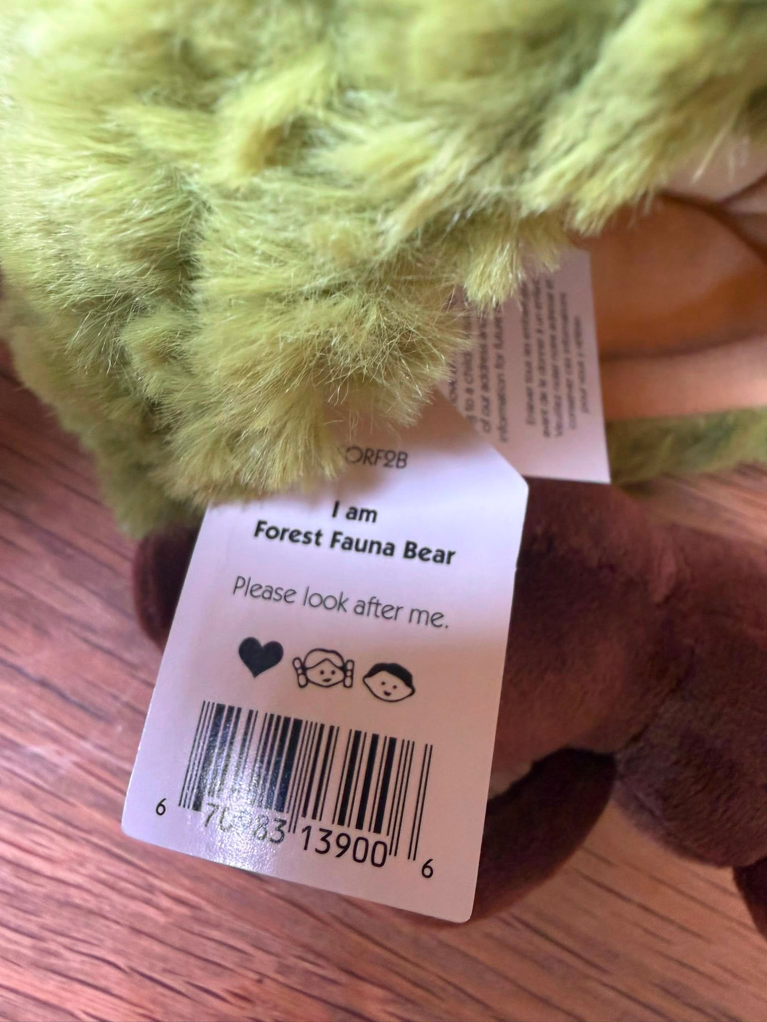 Jellycat Forest Fauna Bear
