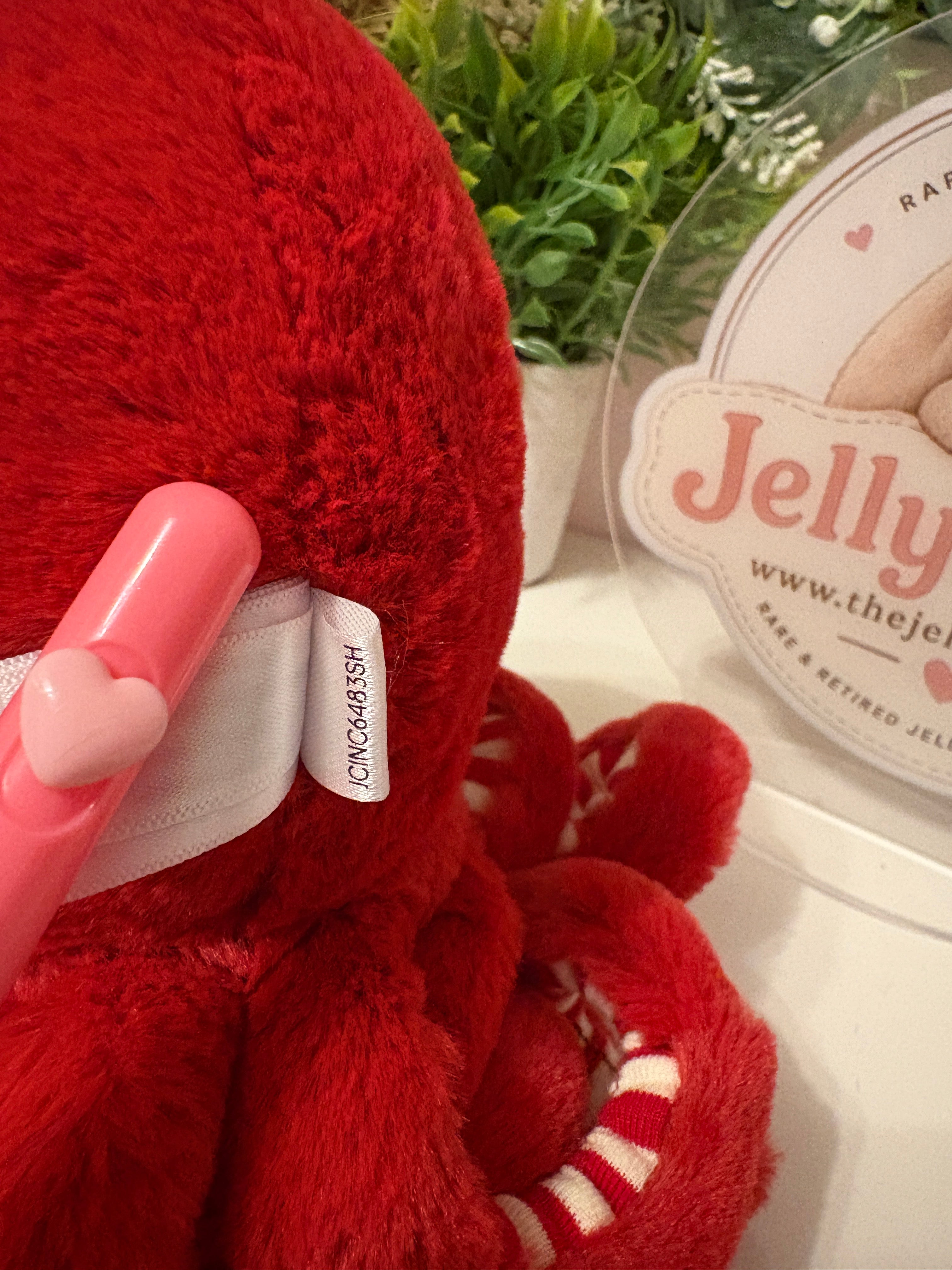 Jellycat Little Cranberry Octopus