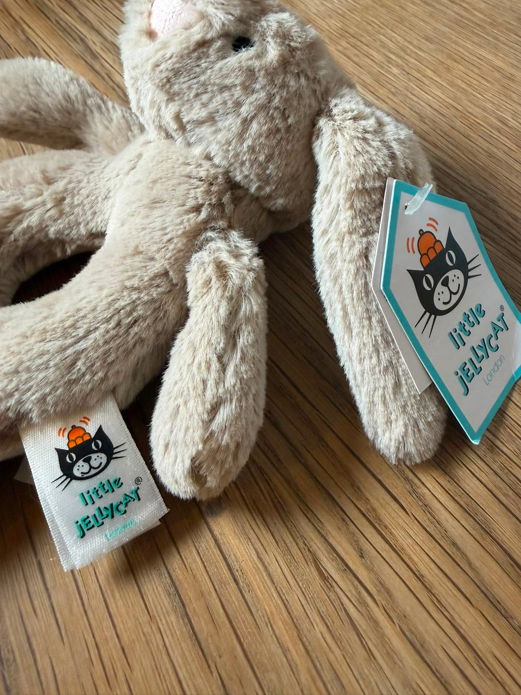 Jellycat Bashful Bunny Ring Rattle - Beige
