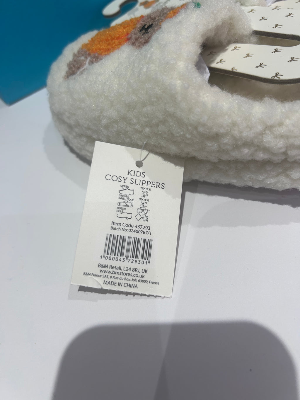 Cosy Pumpkin Bart Inspired Slippers - kids 8-9 uk