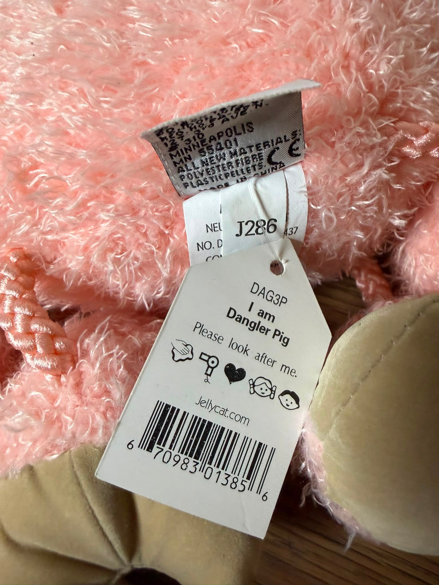 Jellycat Dangler Pig - BNWT