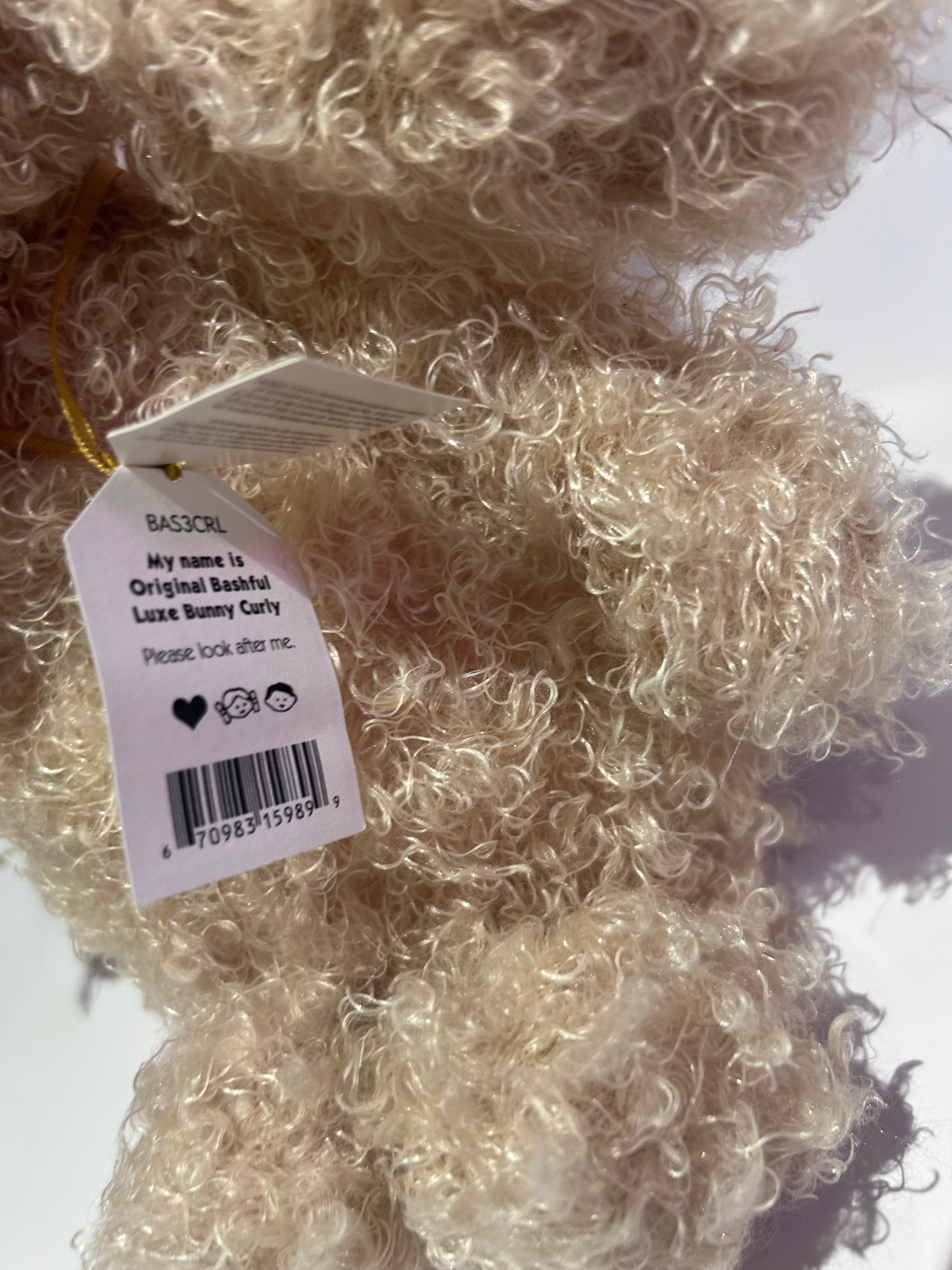 Jellycat Luxe Curly Bunny