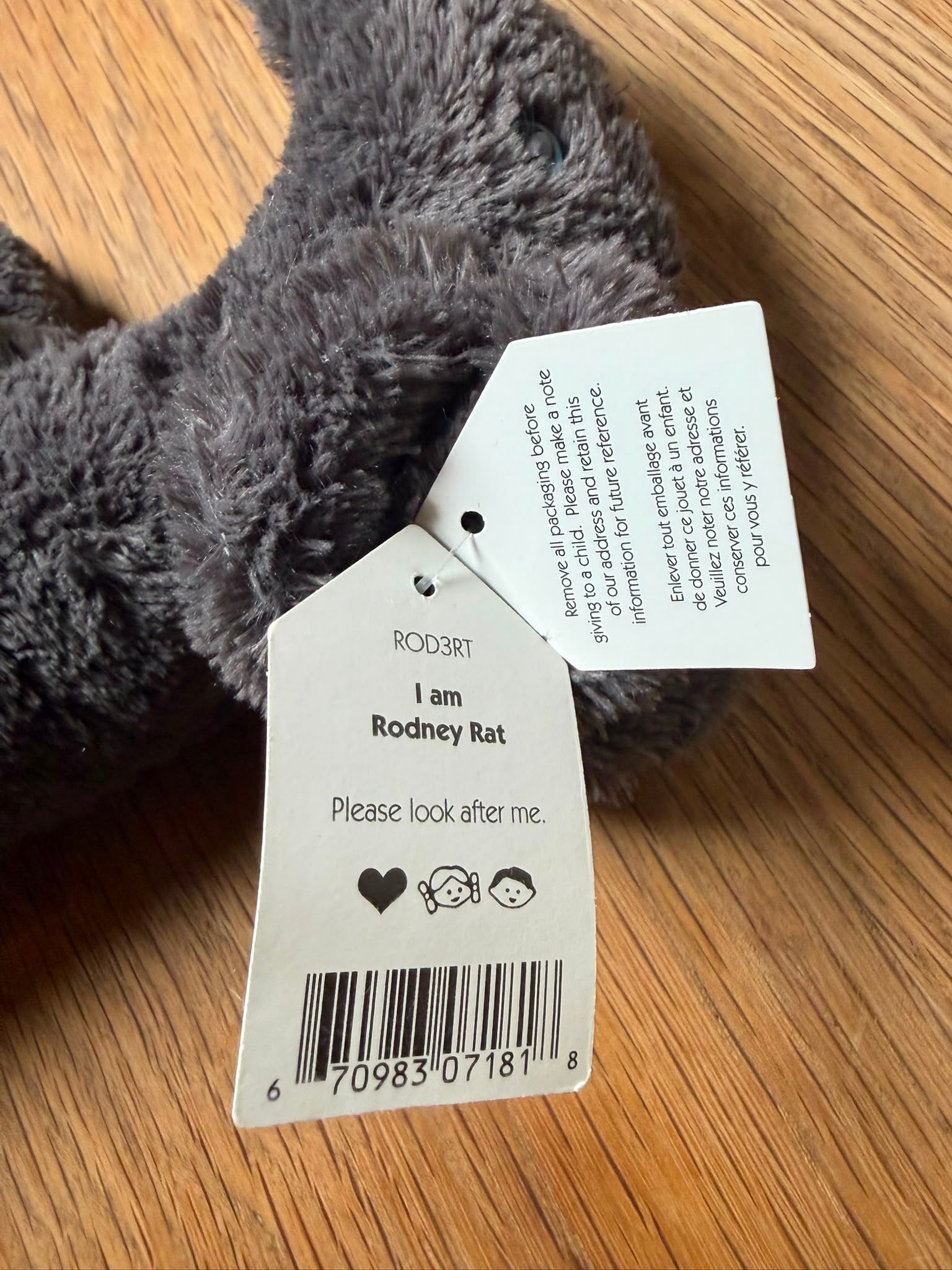 Jellycat Rodney Rat