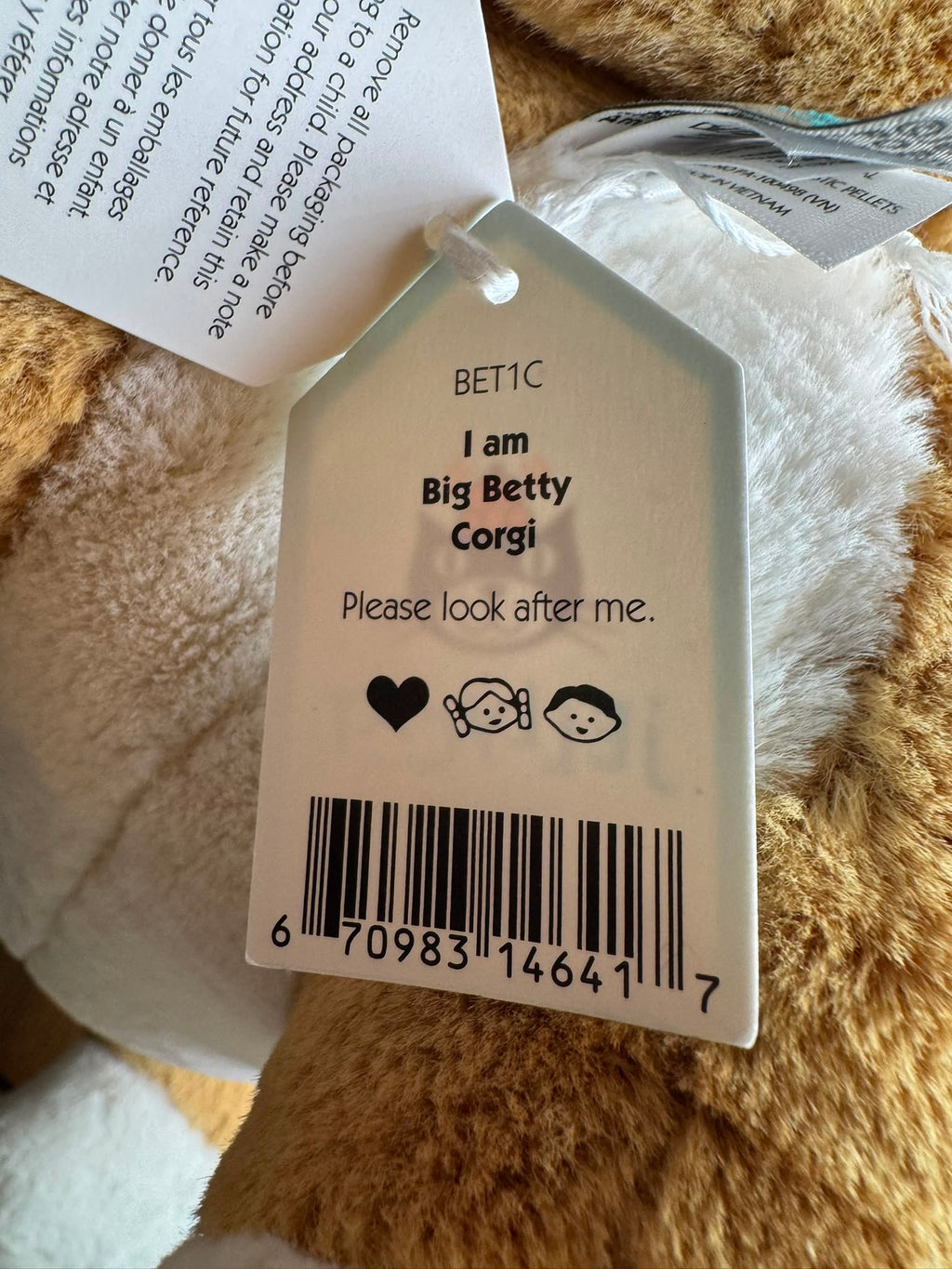 Jellycat Betty Corgi - Big