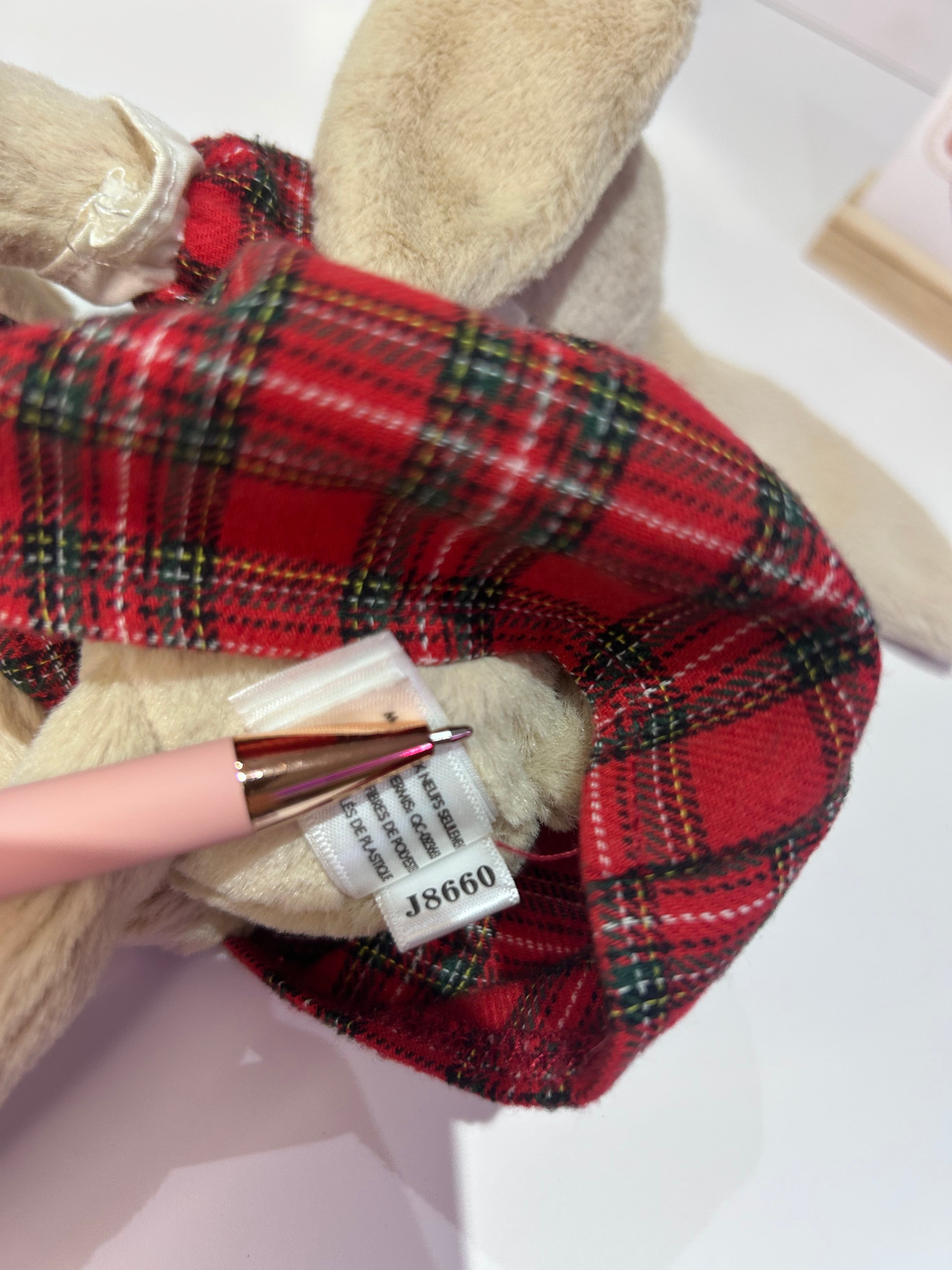 Jellycat Tartan Lottie Bunny