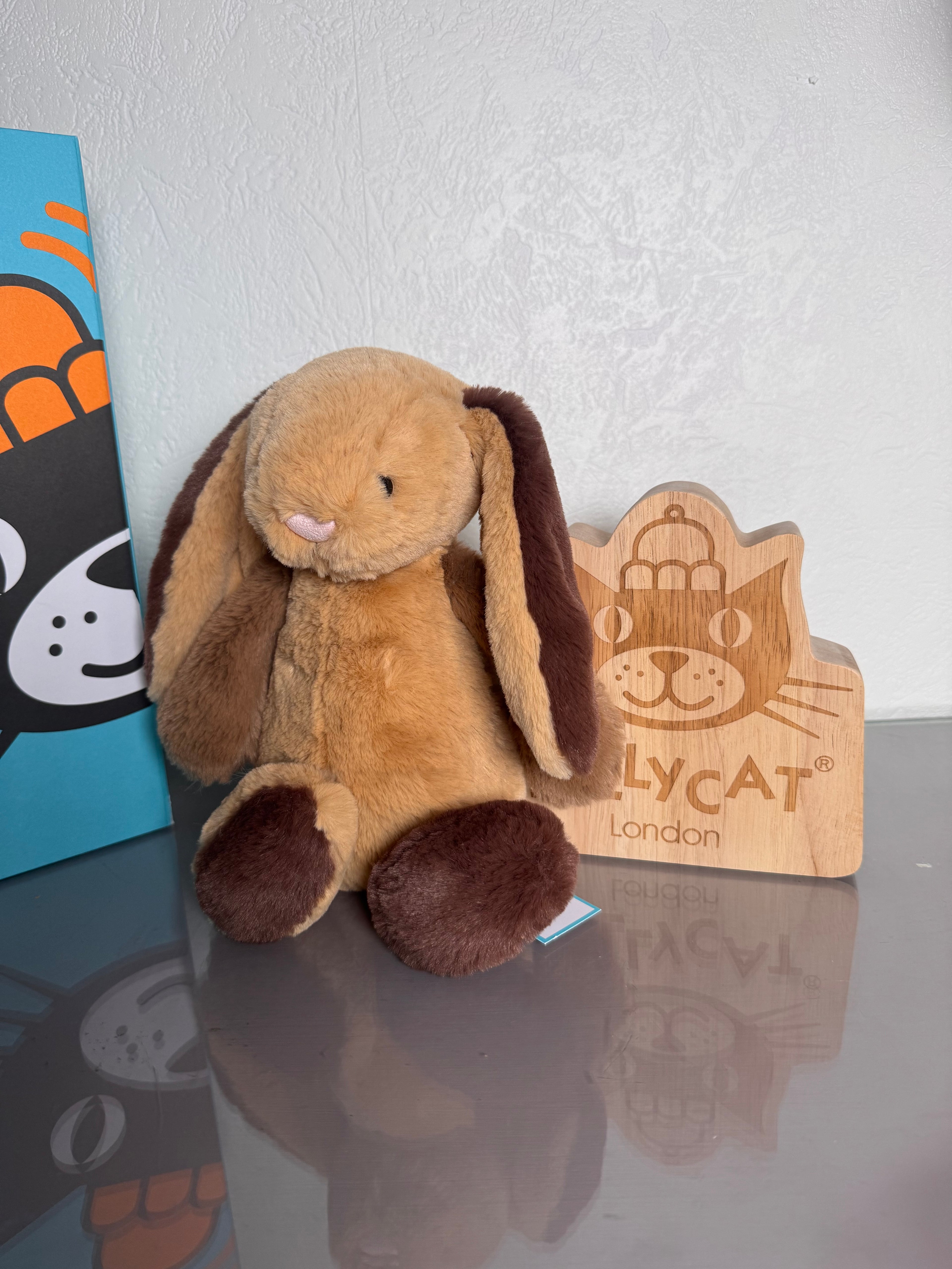 Original Bashful Patchwork Brown Bunny