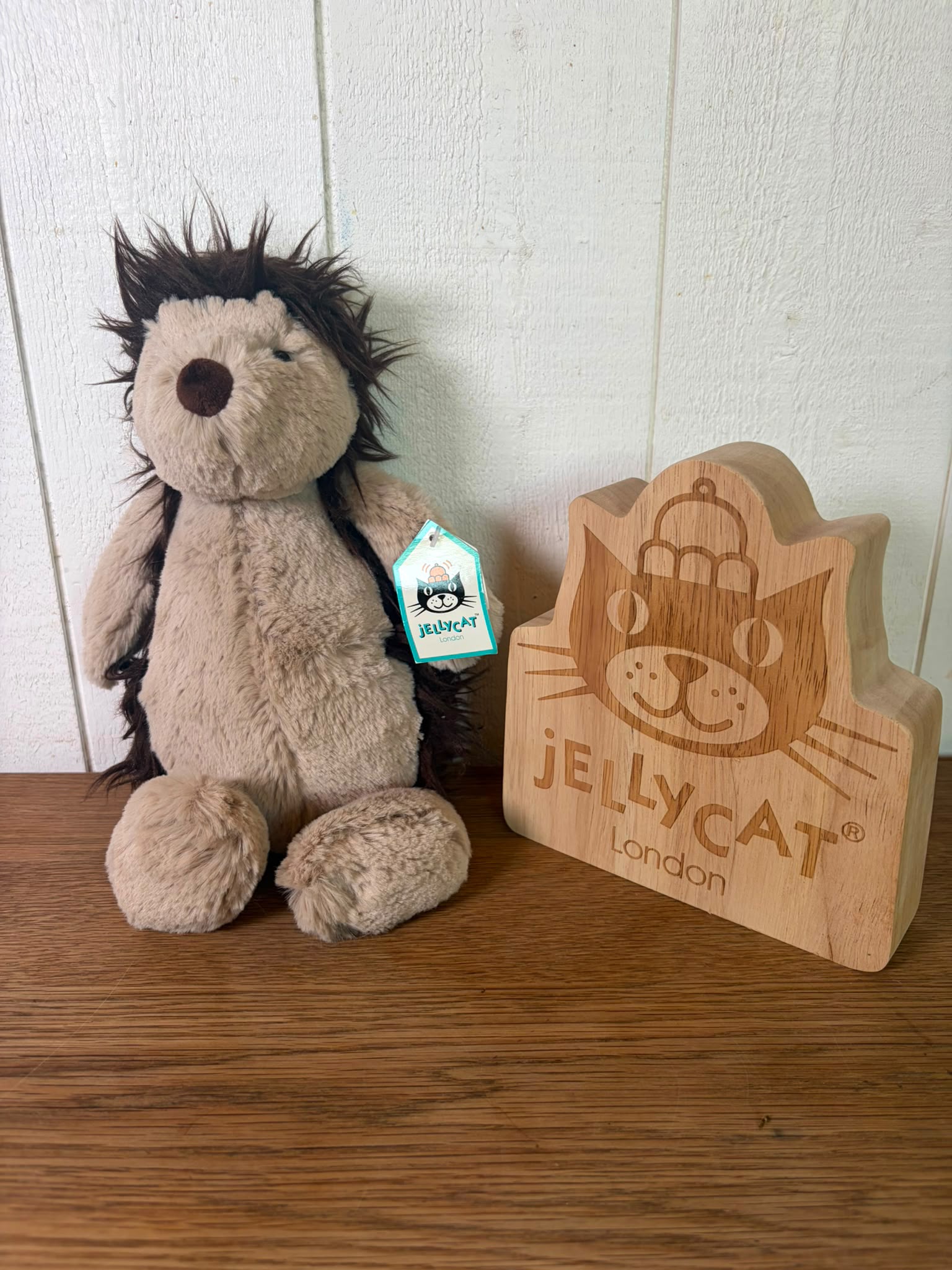 Jellycat Bashful Hedgehog - Dark Brown