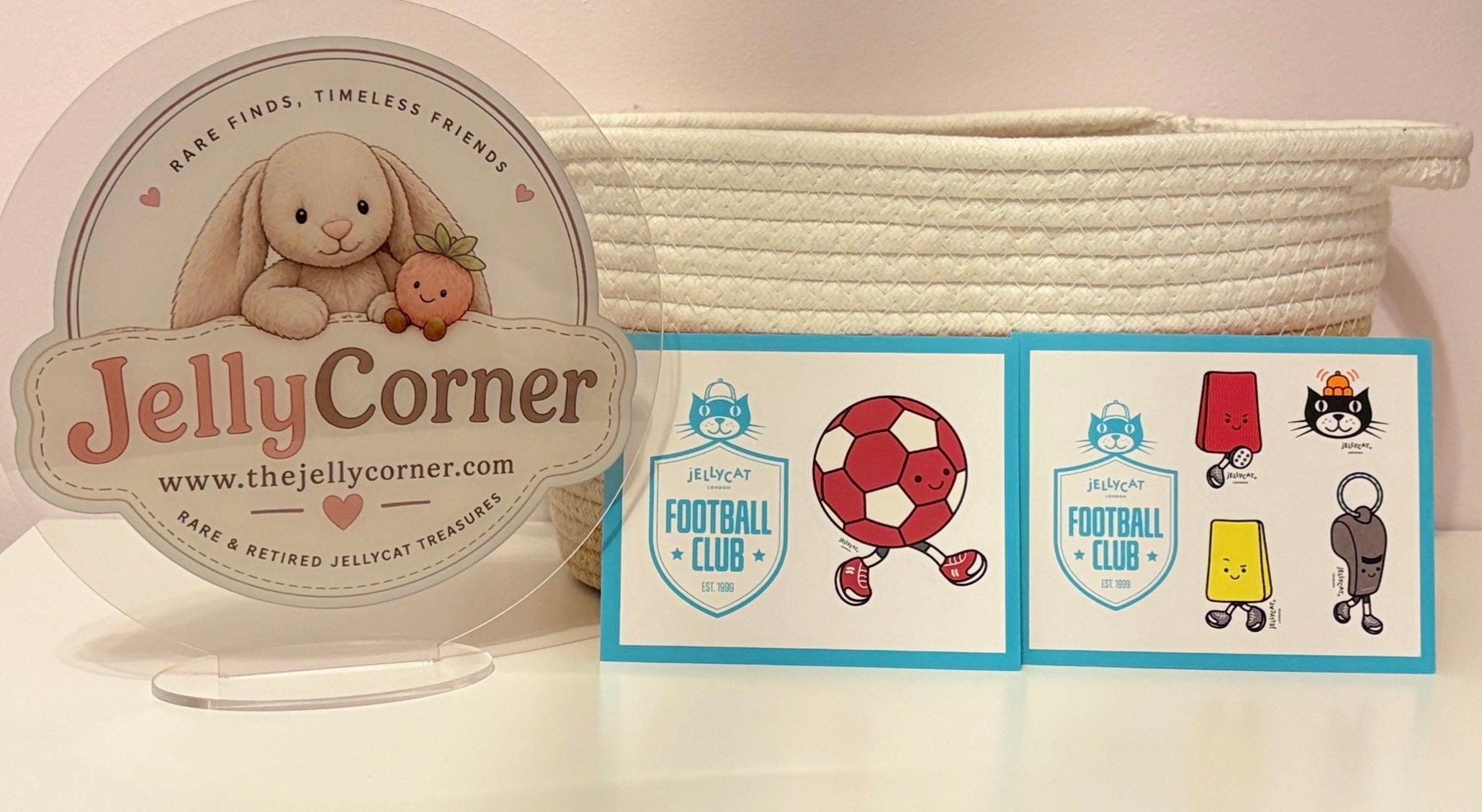 Jellycat Football Club Canada Exclusive Sticker Set (Holt Renfrew)