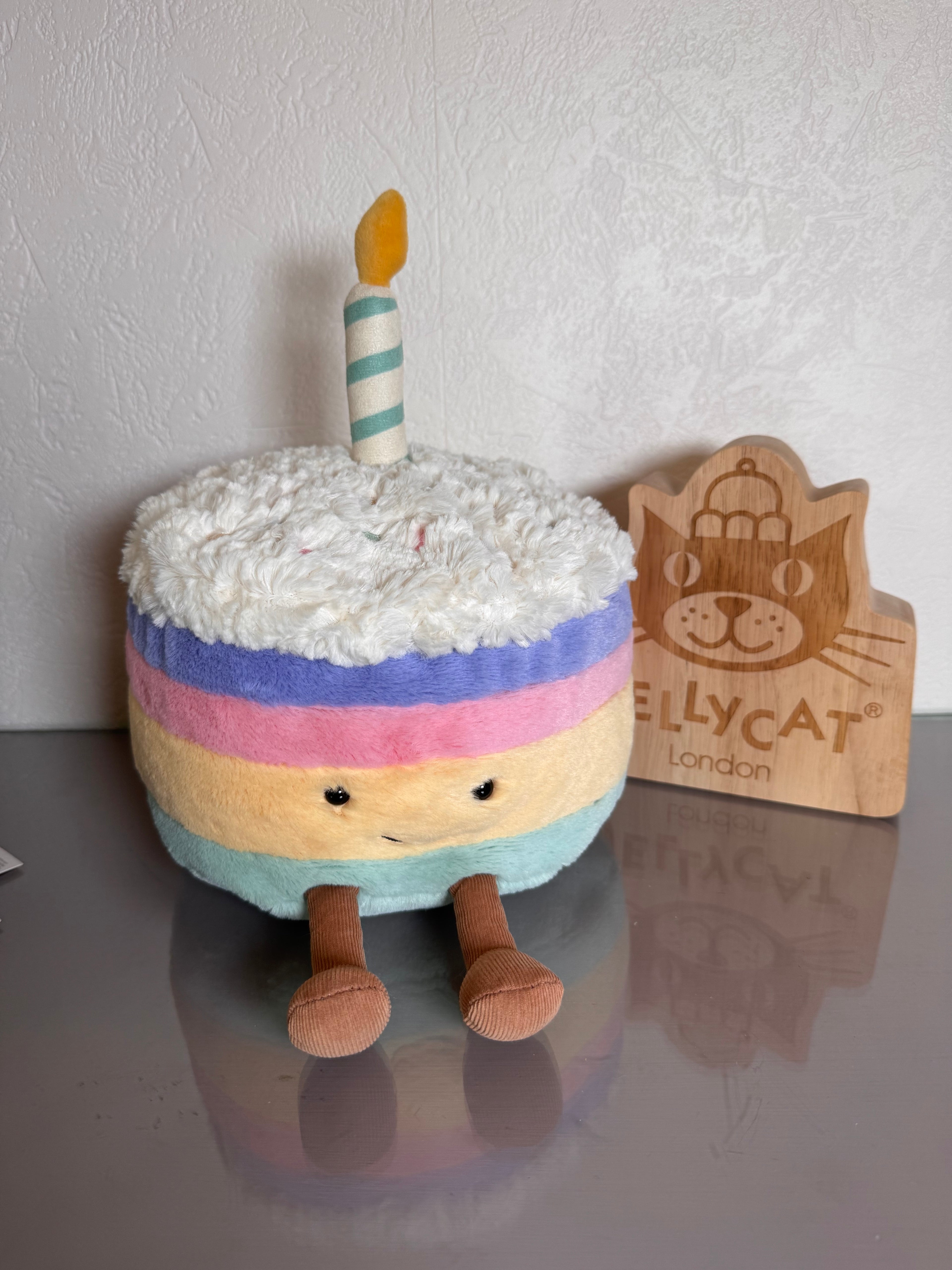 Amuseables Large Rainbow Birthday Cake