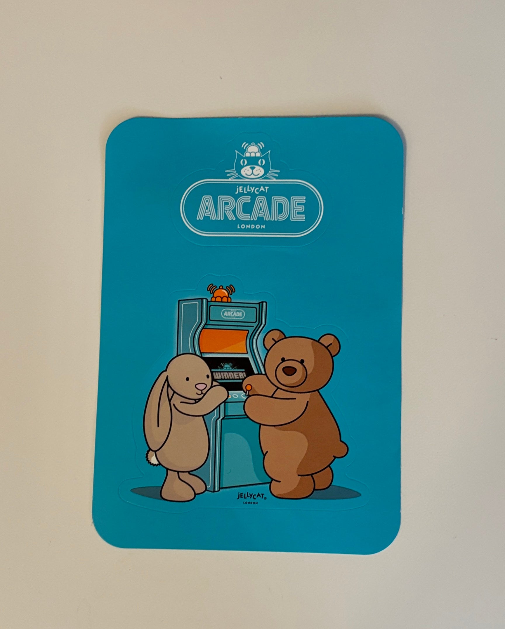 Jellycat China Exclusive Arcade Sticker | China Arcade Pop Up | Rare