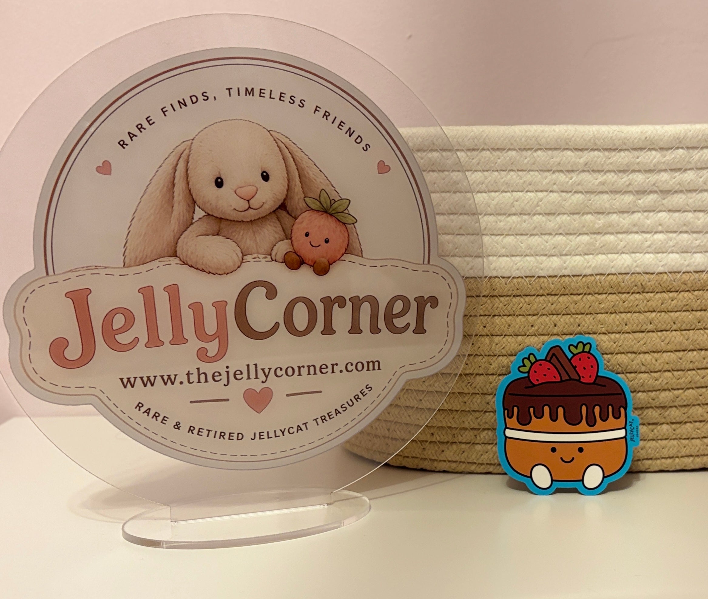 Jellycat Glacy Cake Sticker UK Exclusive
