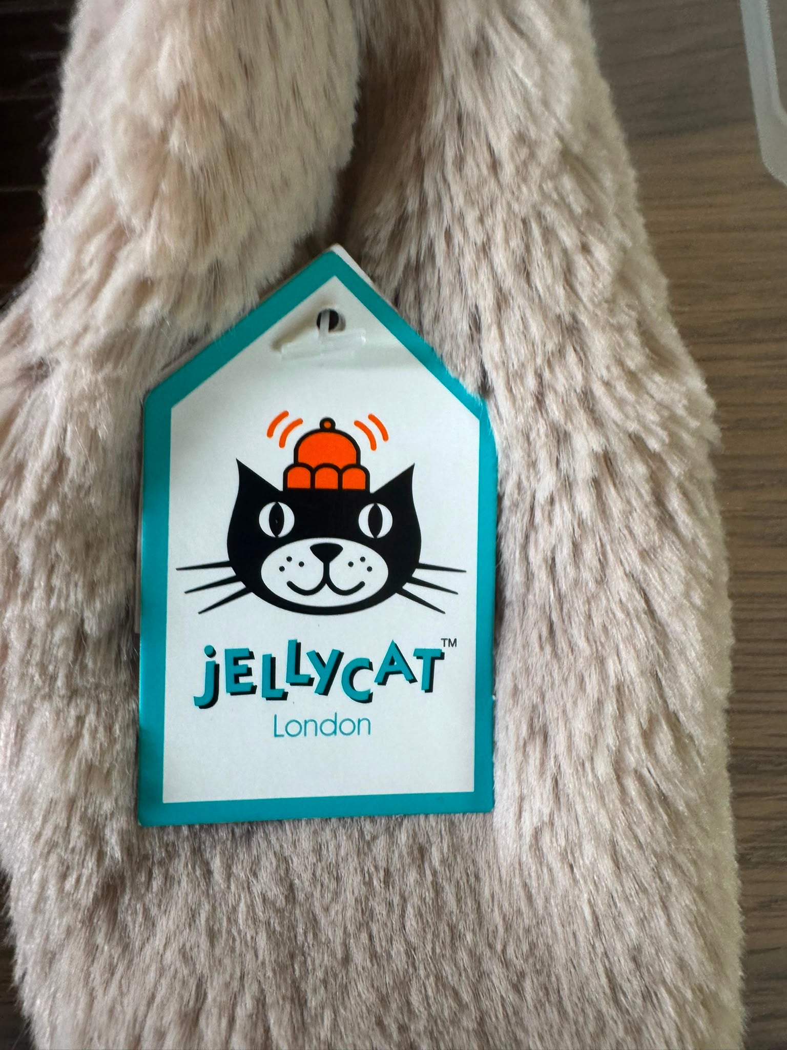 Jellycat Large Beige Bunny - Paws