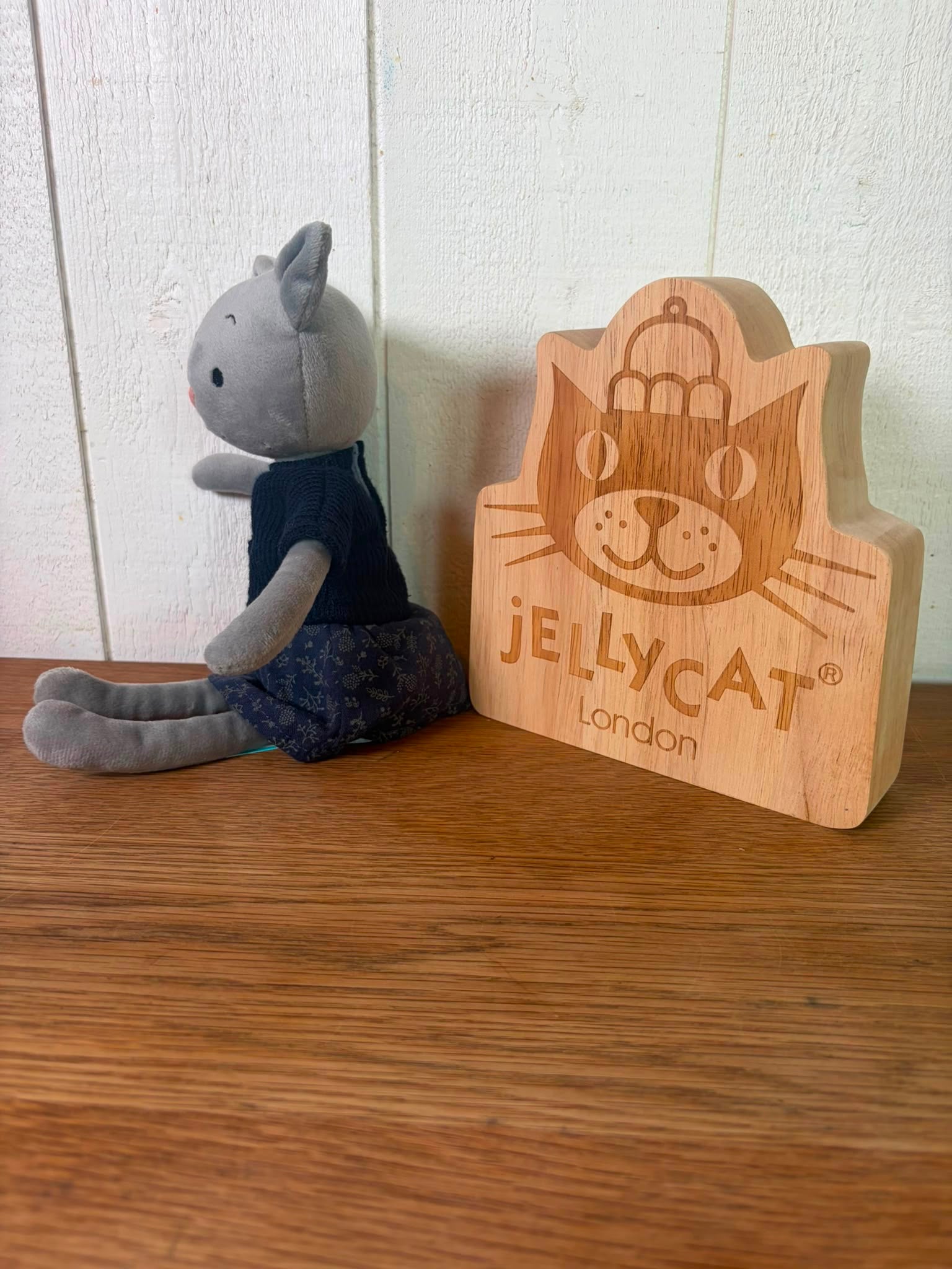 Jellycat Coquette Cutie Cat - Navy