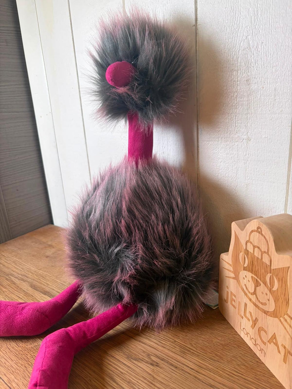 Jellycat Pom Pom - Large - Grey & Pink