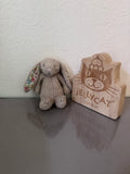 Small Bashful Blossom Liberty Beige Bunny