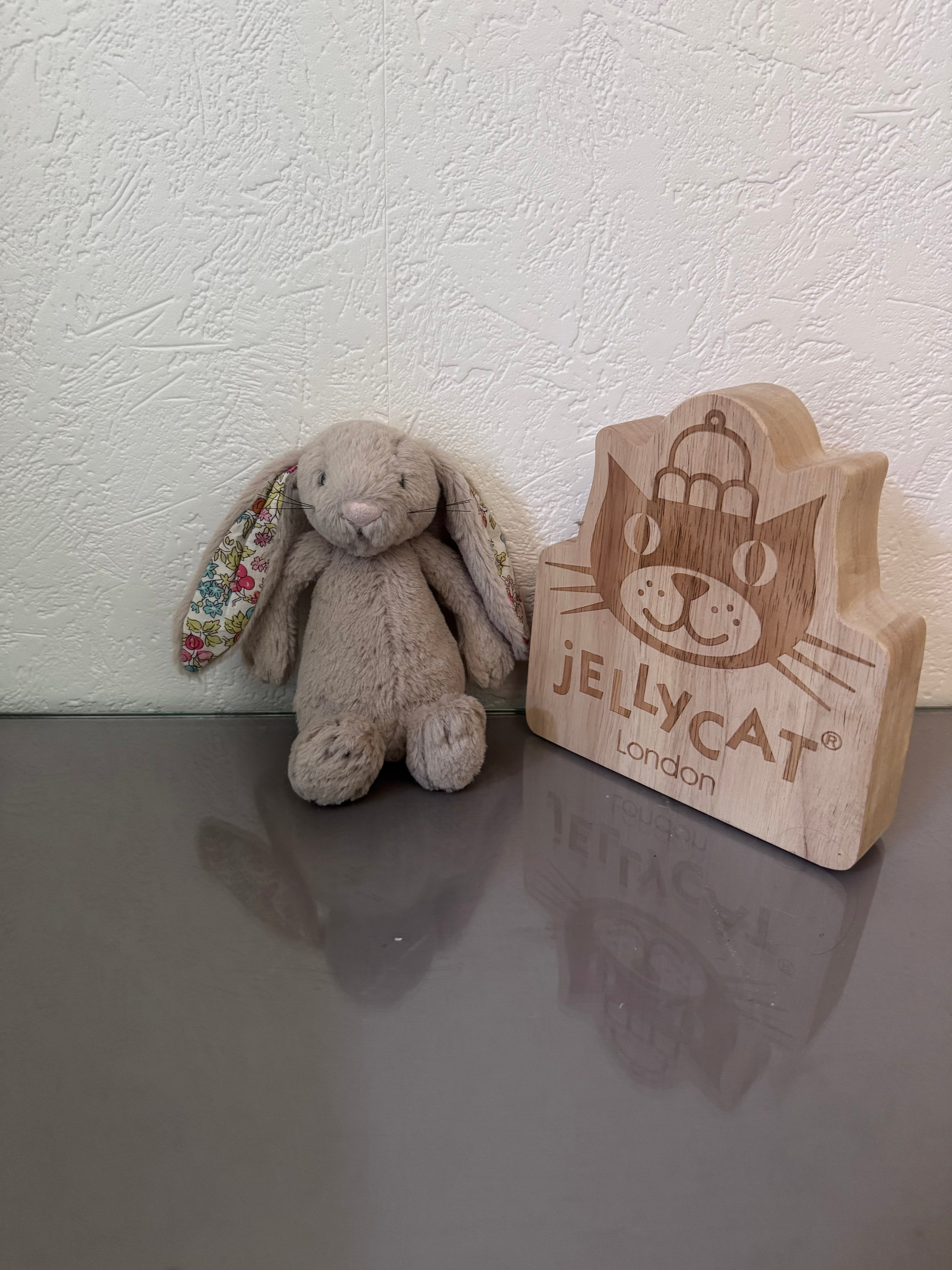 Small Bashful Blossom Liberty Beige Bunny